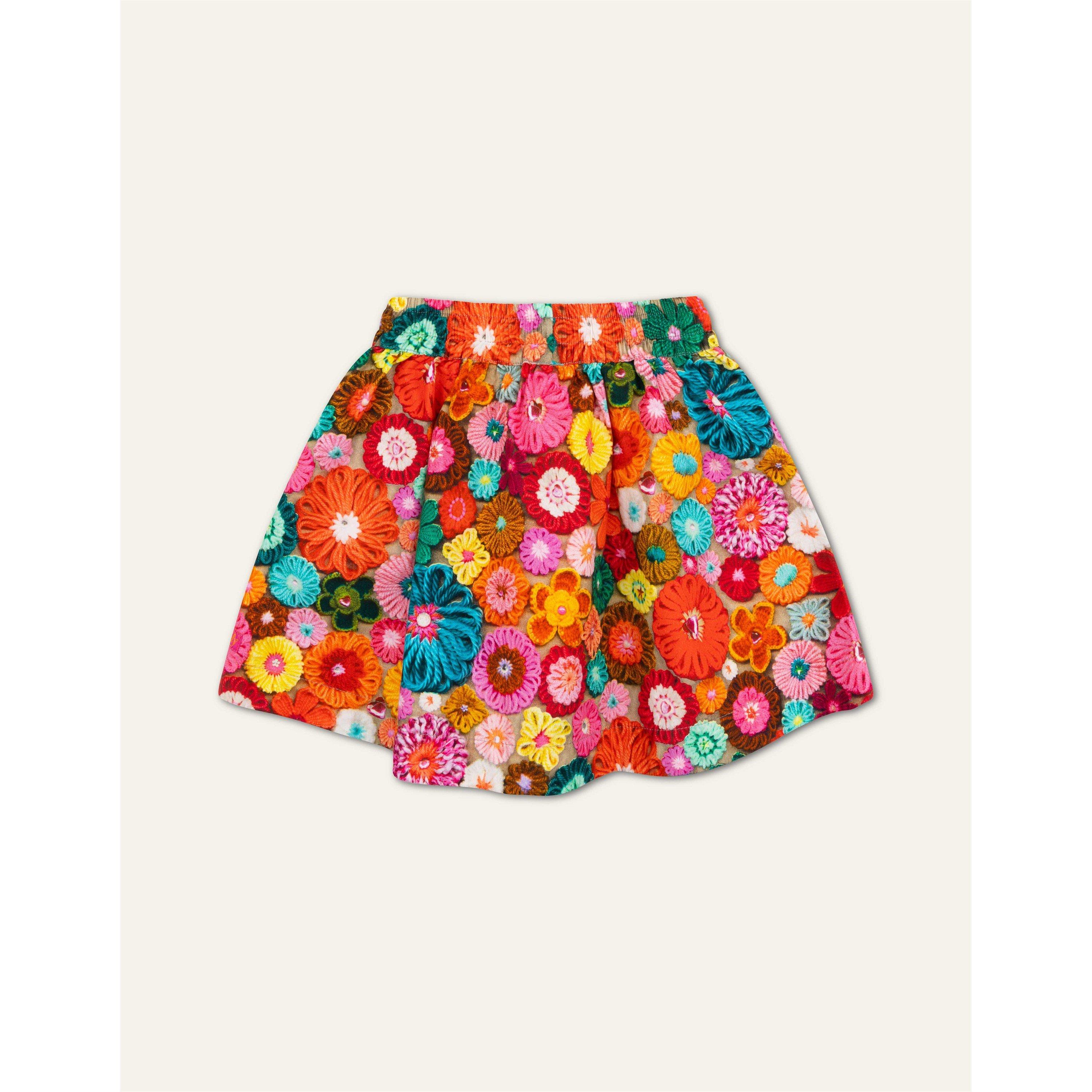 Orange 17 - Oilily - Kids' Surround Jersey Skirt - 3