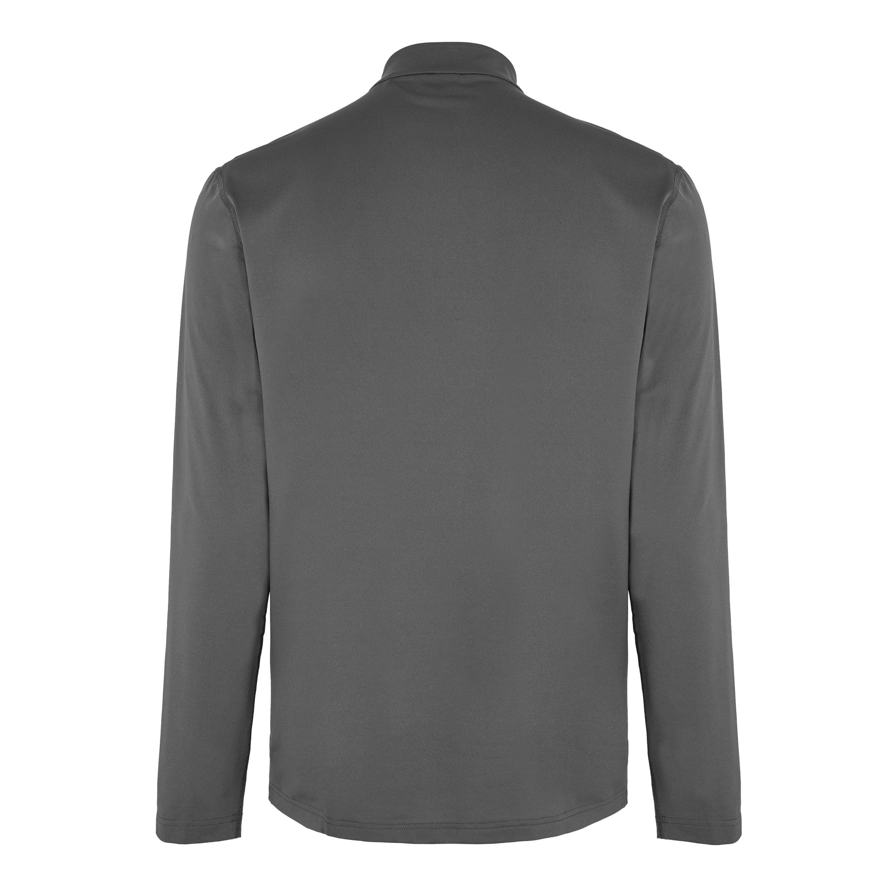 Grey - Boss - Men's  Green 1/4 Zip Performance Tracksuit Top - 2