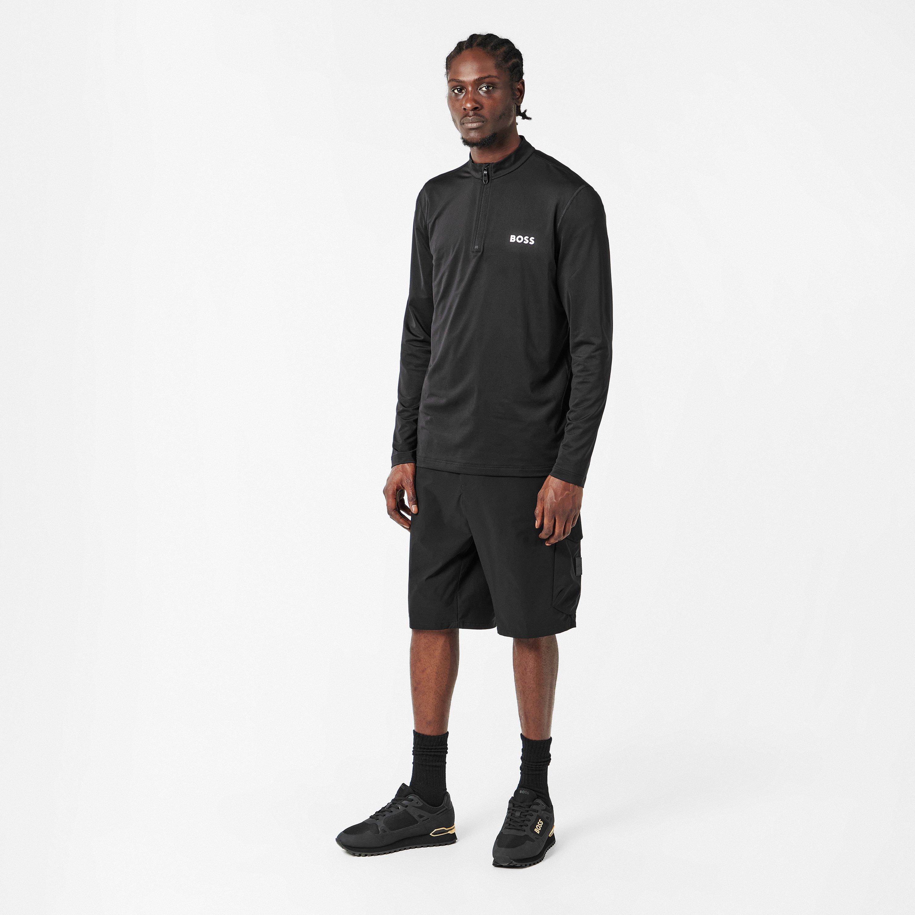 Nero - Boss - Men's  Green quarter Zip Performance Tracksuit Top - 6