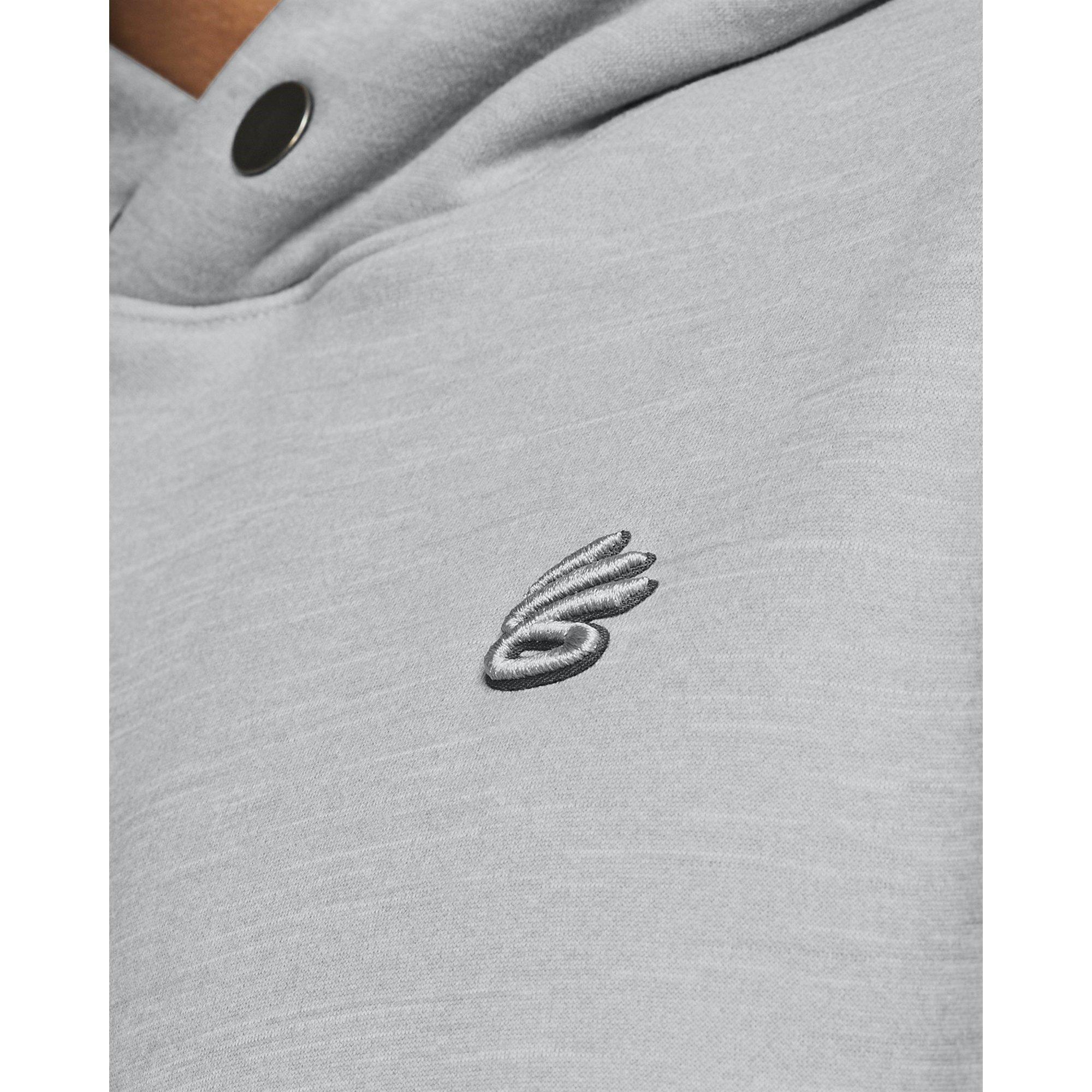 Grå - Under Armour - Curry Performance Hoodie - 5