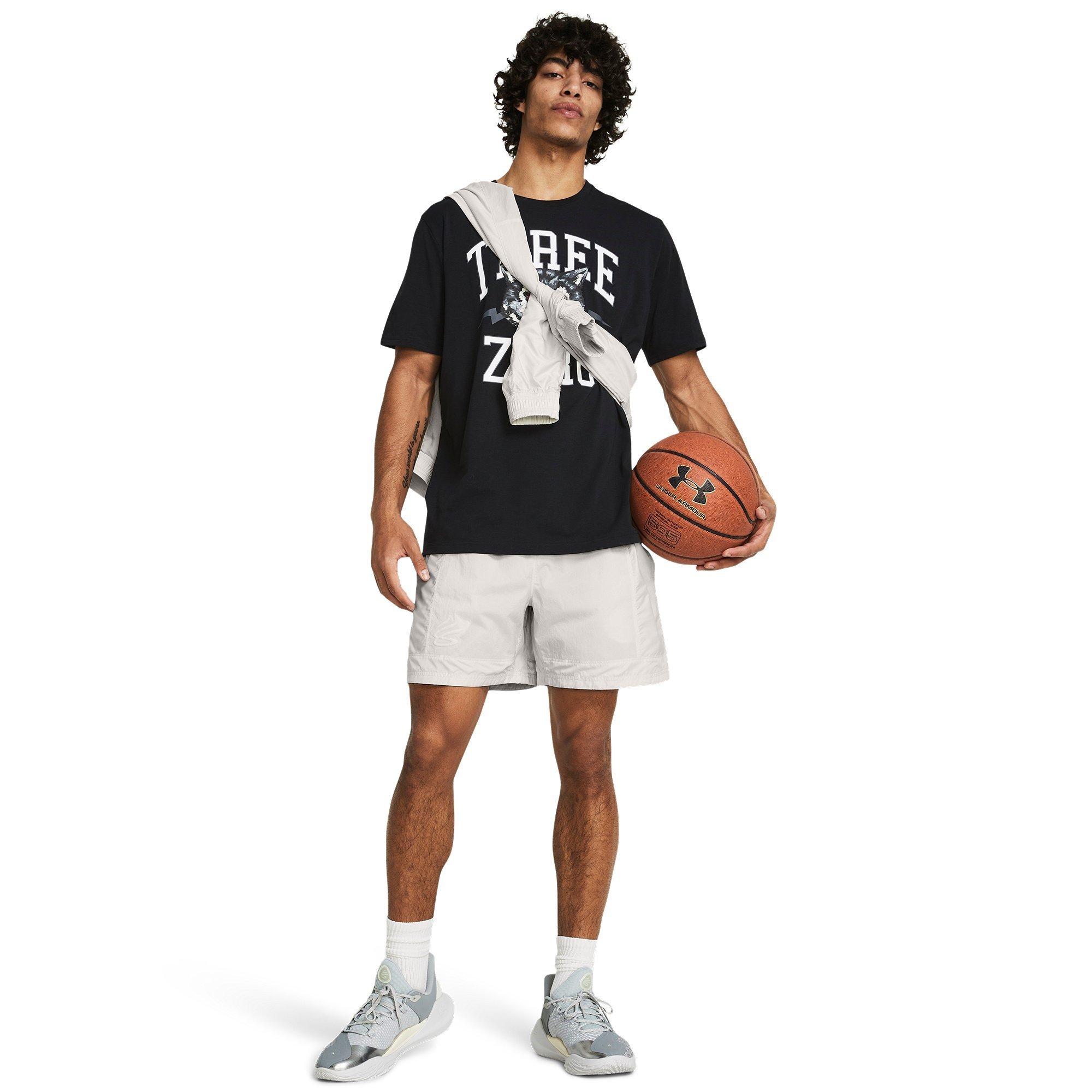 Weiß - Under Armour - Curry Woven Performance Tracksuit Bottom - 4