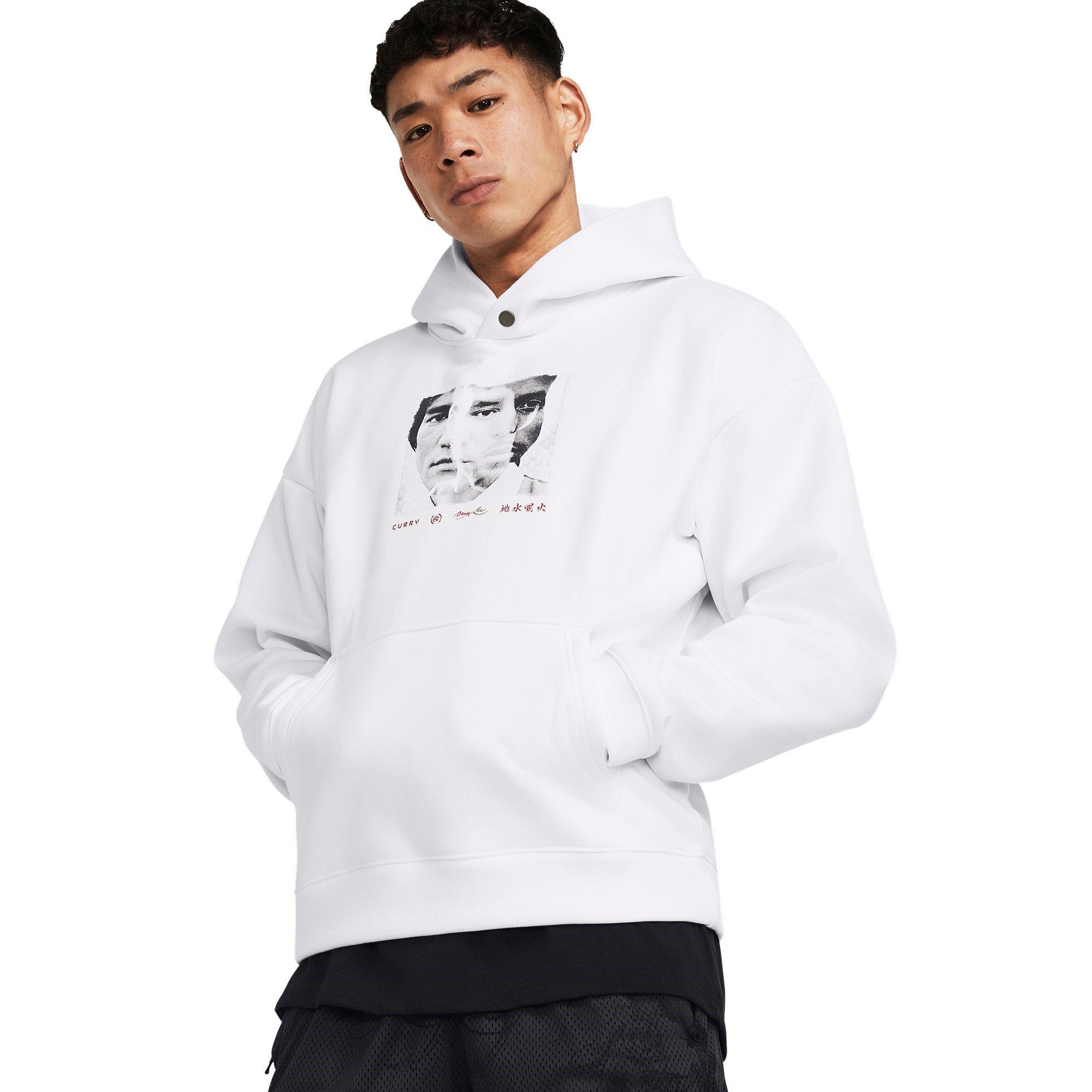 White - Under Armour - Curry Performance Hoodie - 2