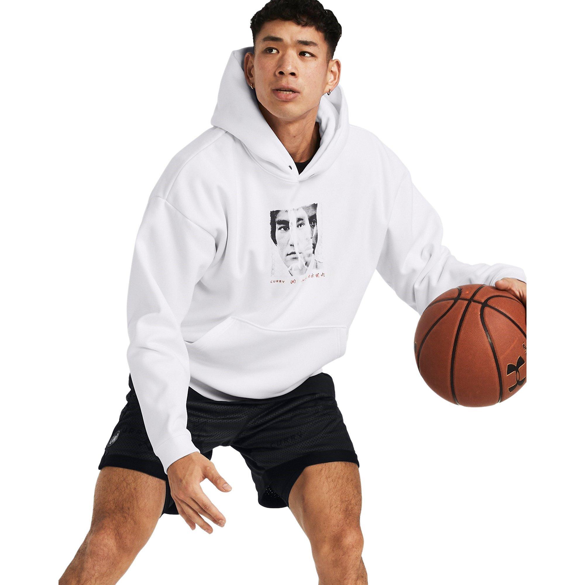 White - Under Armour - Curry Performance Hoodie - 4