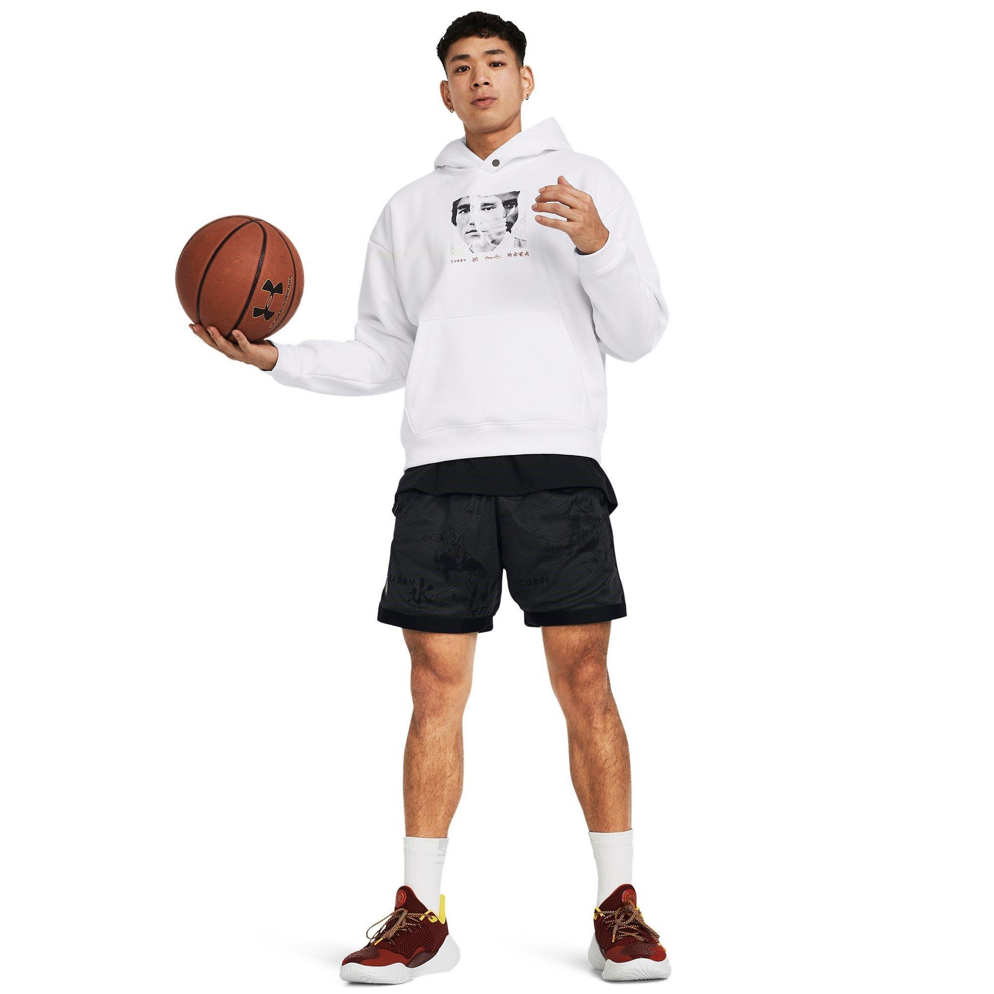 White - Under Armour - Curry Performance Hoodie - 5