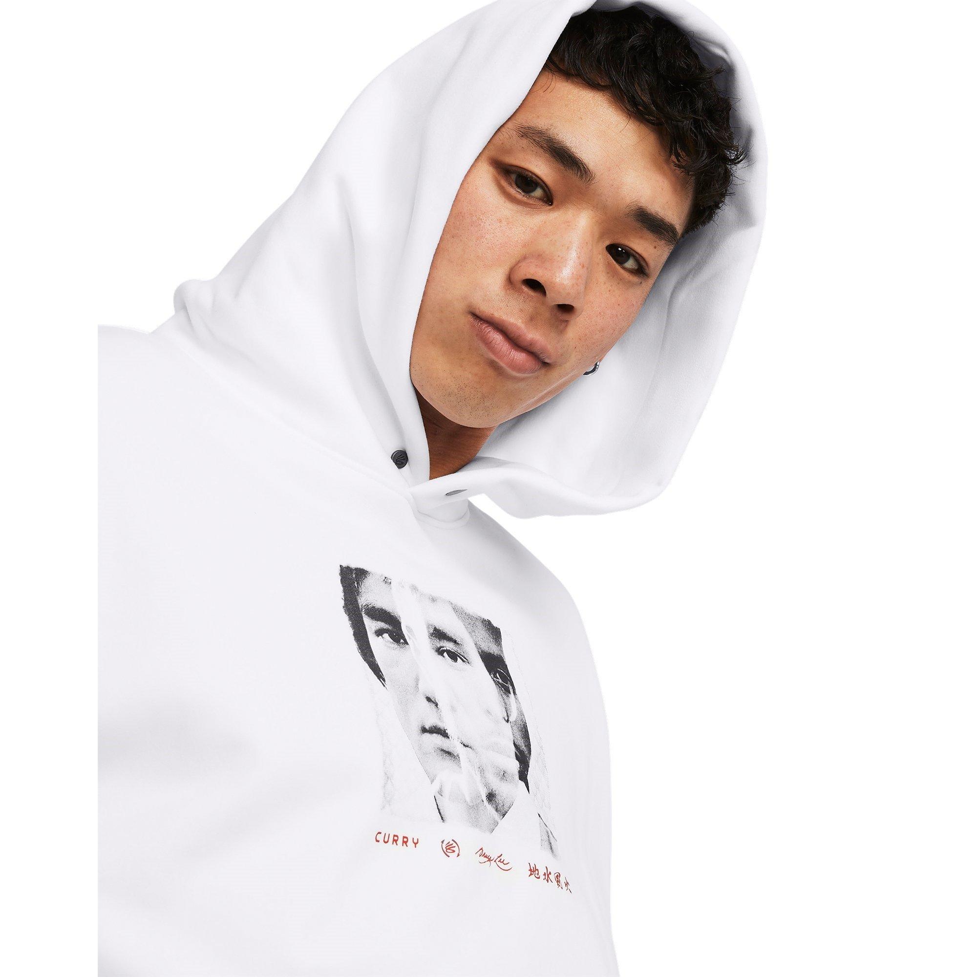 White - Under Armour - Curry Performance Hoodie - 6