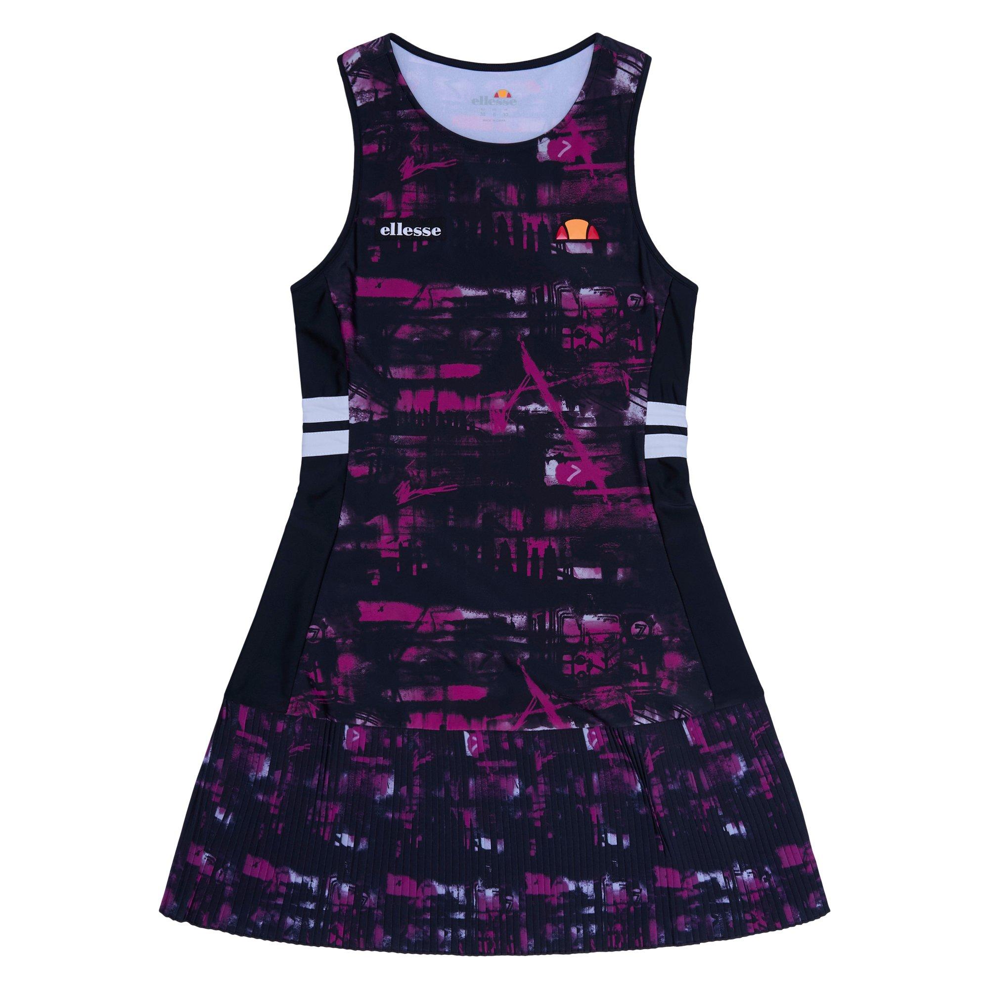 Ellesse Women's Street Tennis Dress - All Over Print - 6 (2XS)