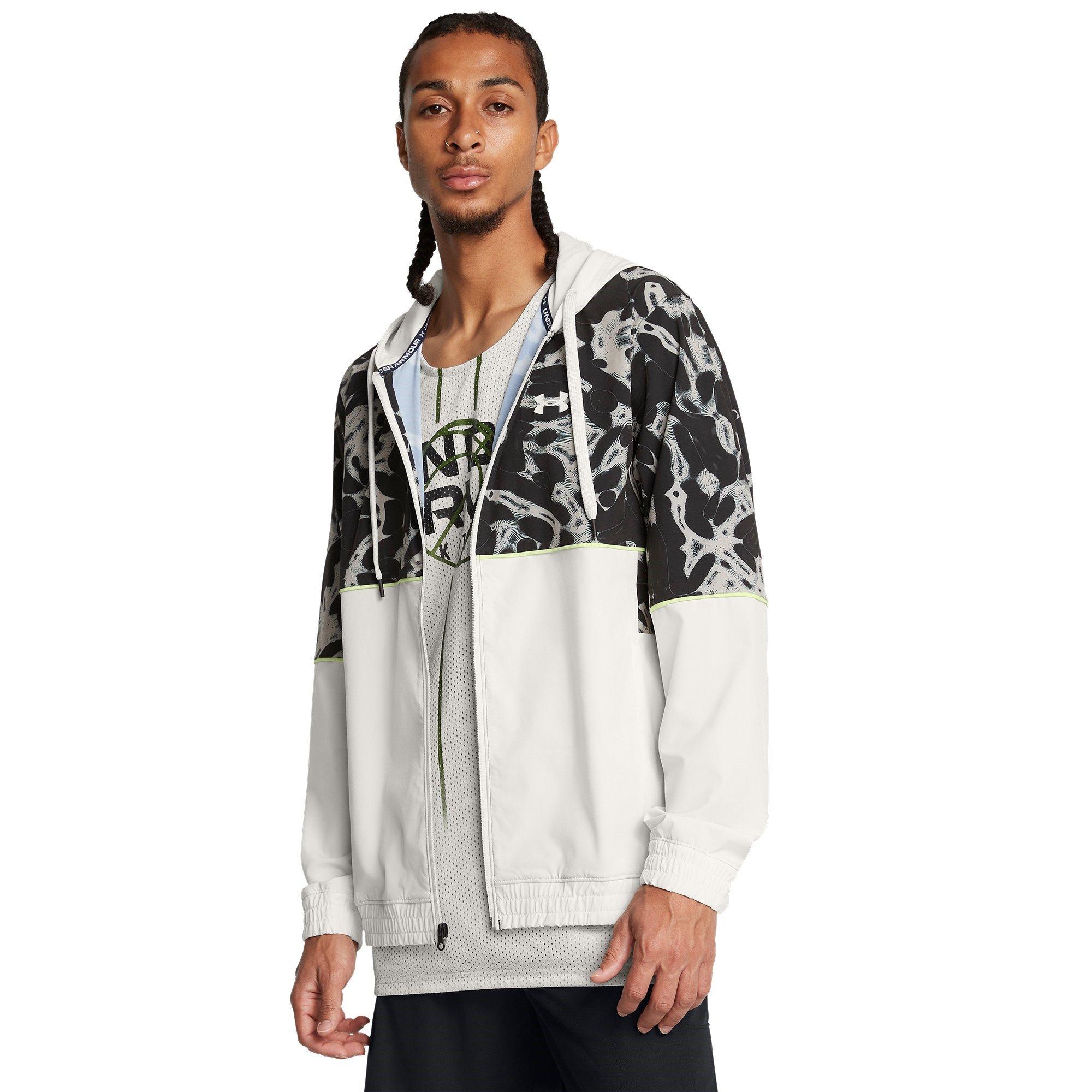 Blanco - Under Armour - Baseline Printed Performance Hoodie - 3