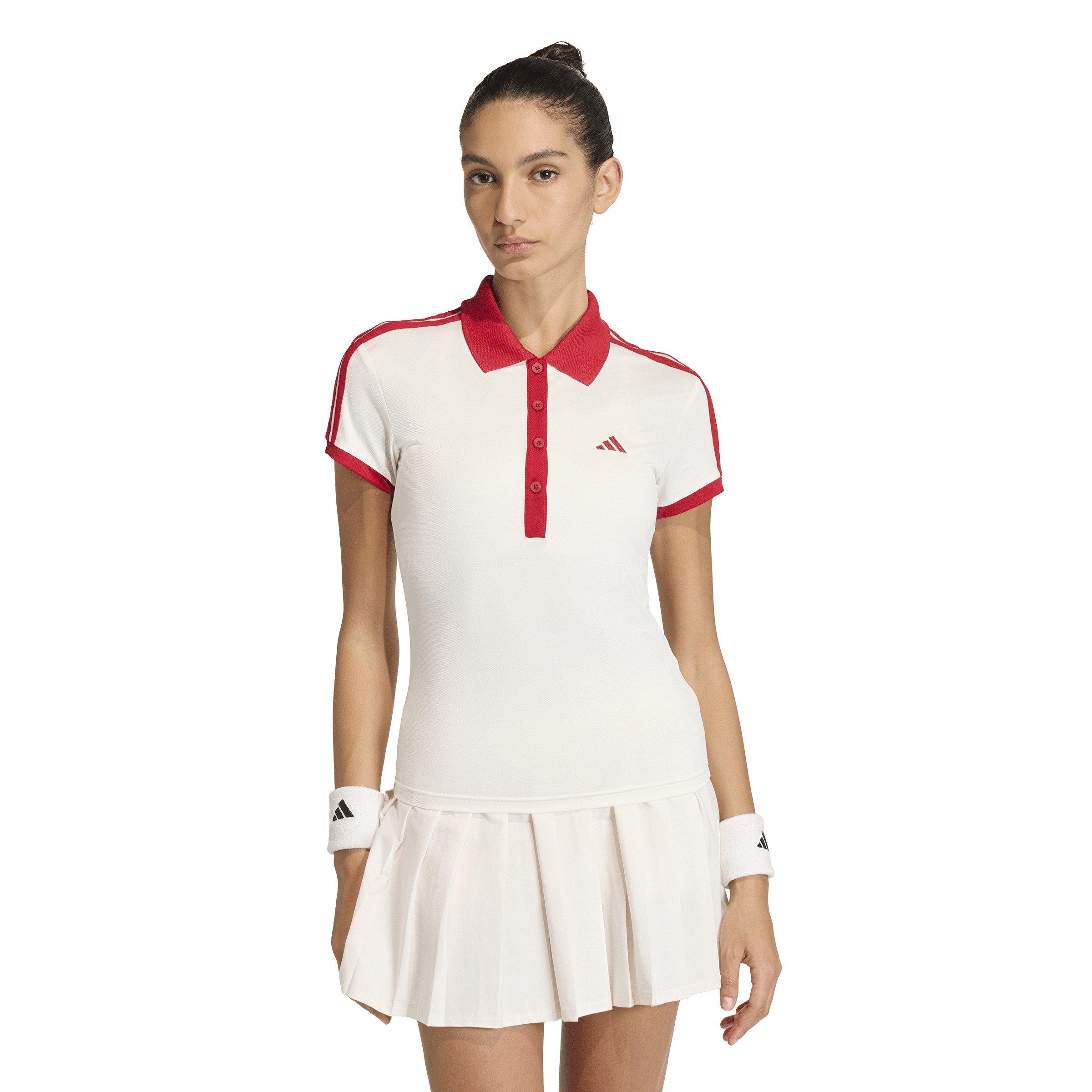 Chalk White - adidas - Women's Short Sleeve Performance Polo Shirt - 2