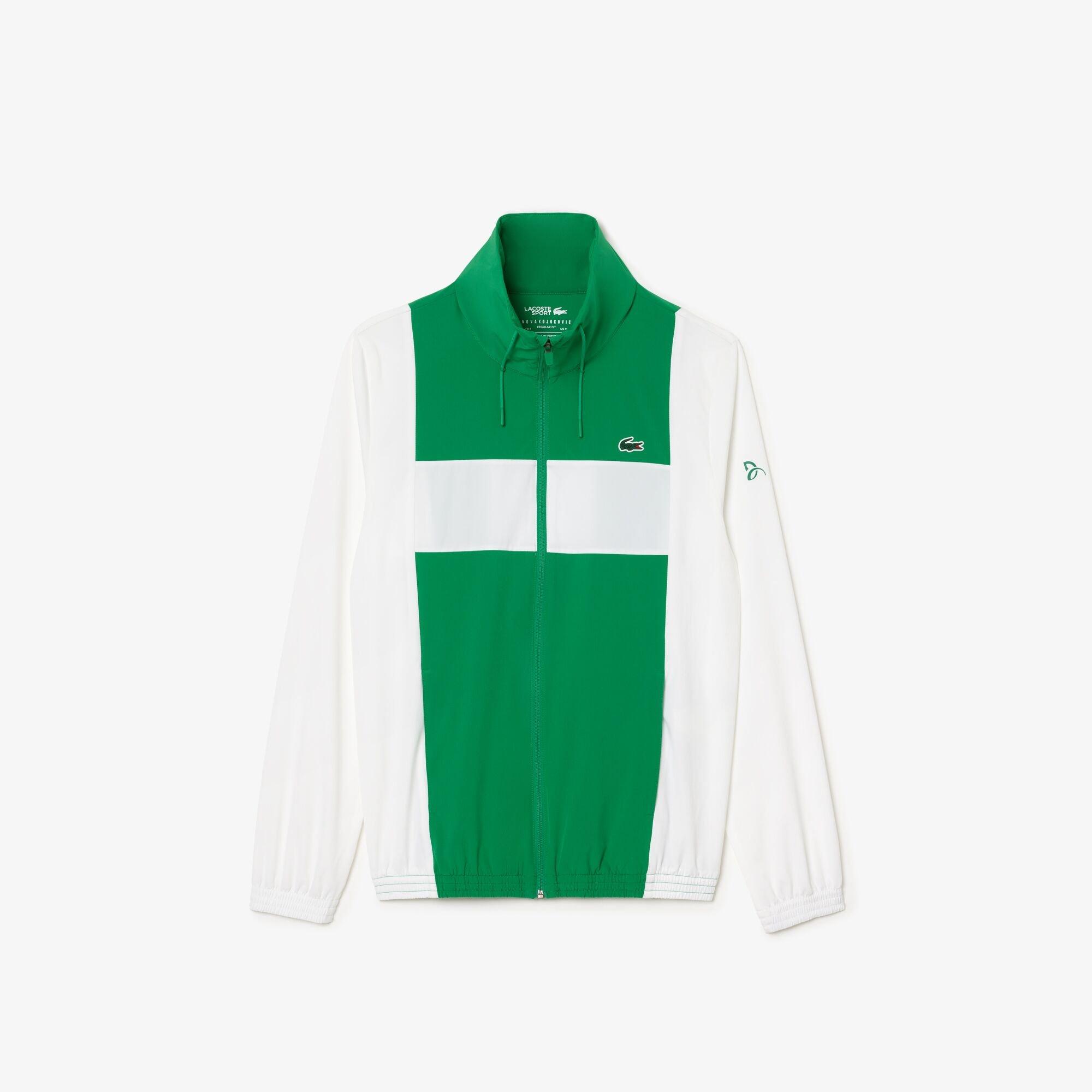 White/Green - Lacoste - Performance Tracksuit - 6