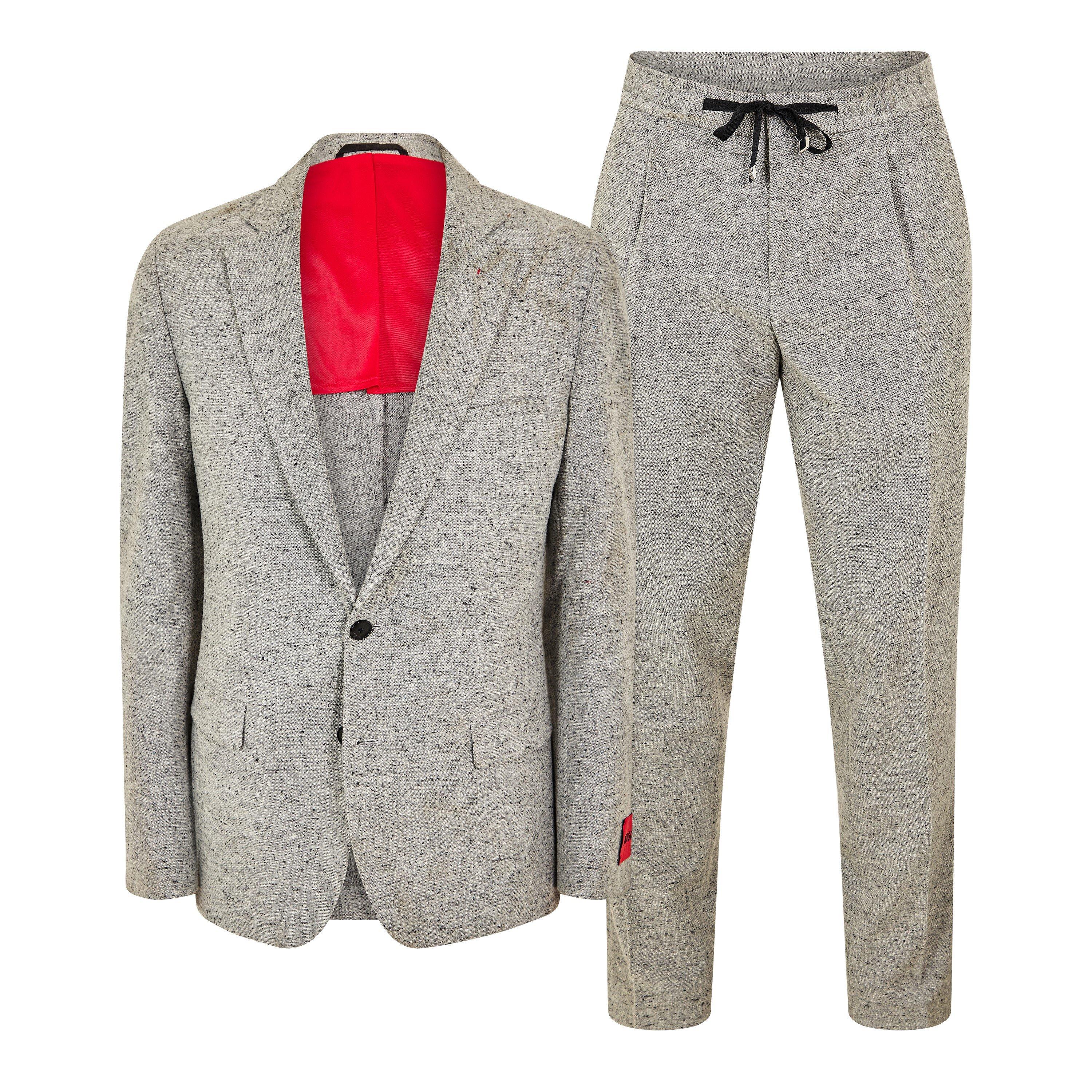 Hugo Men's Suit - Dark Grey - 40L (50L)
