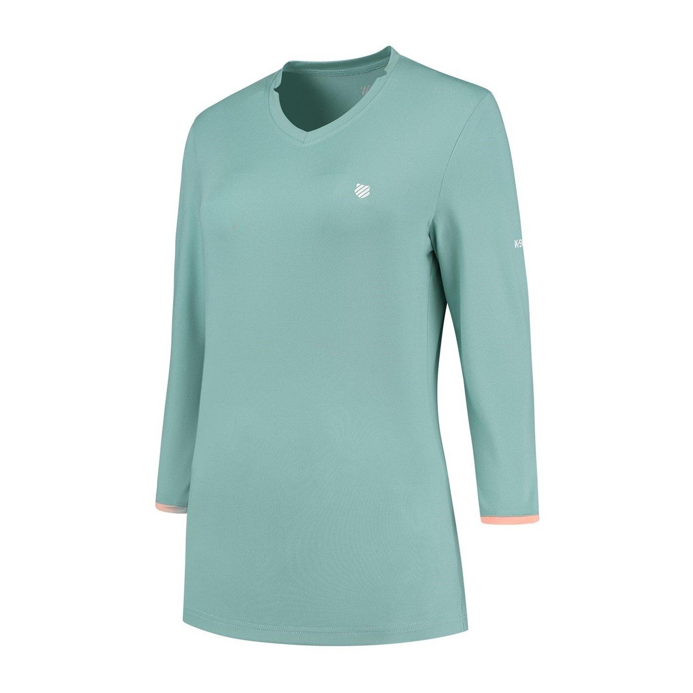 Nile Blue - K Swiss - Women's Long-Sleeve Performance T-Shirt - 1