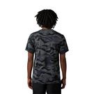 Camo noir - Fox - short-sleeved T-shirt with print detail at the top left - 2