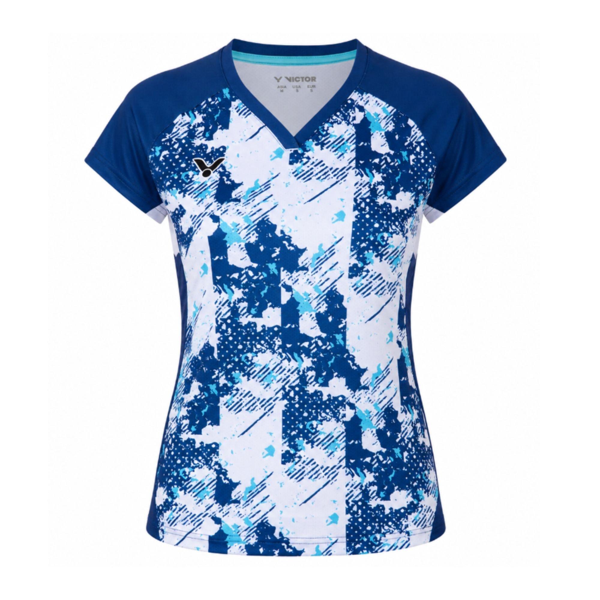 Blue - Victor - Women's Short Sleeve Performance T-Shirt - 1