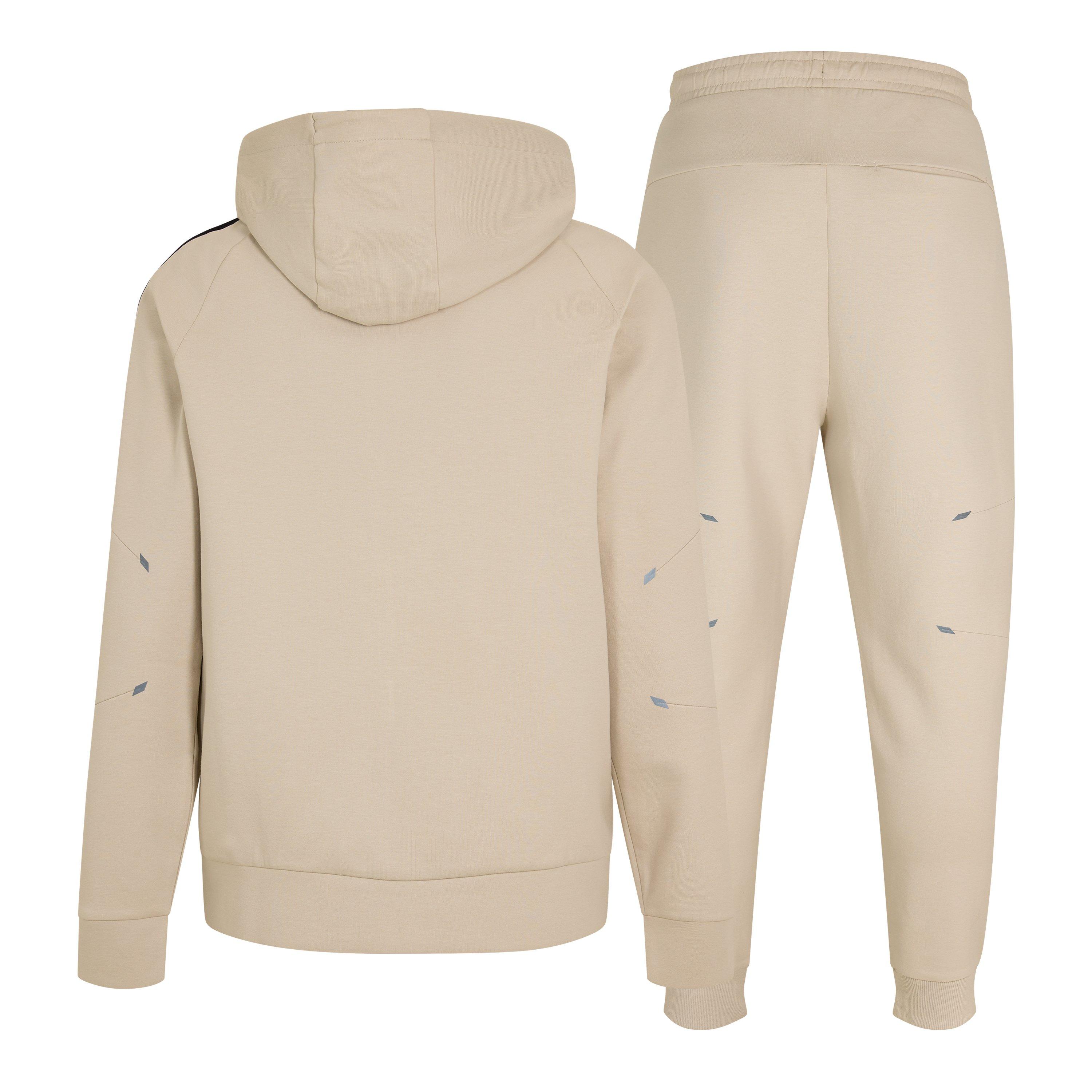 Light Beige - Boss - Men's HBG Tracksuit Set, Stretch with Logo - 2