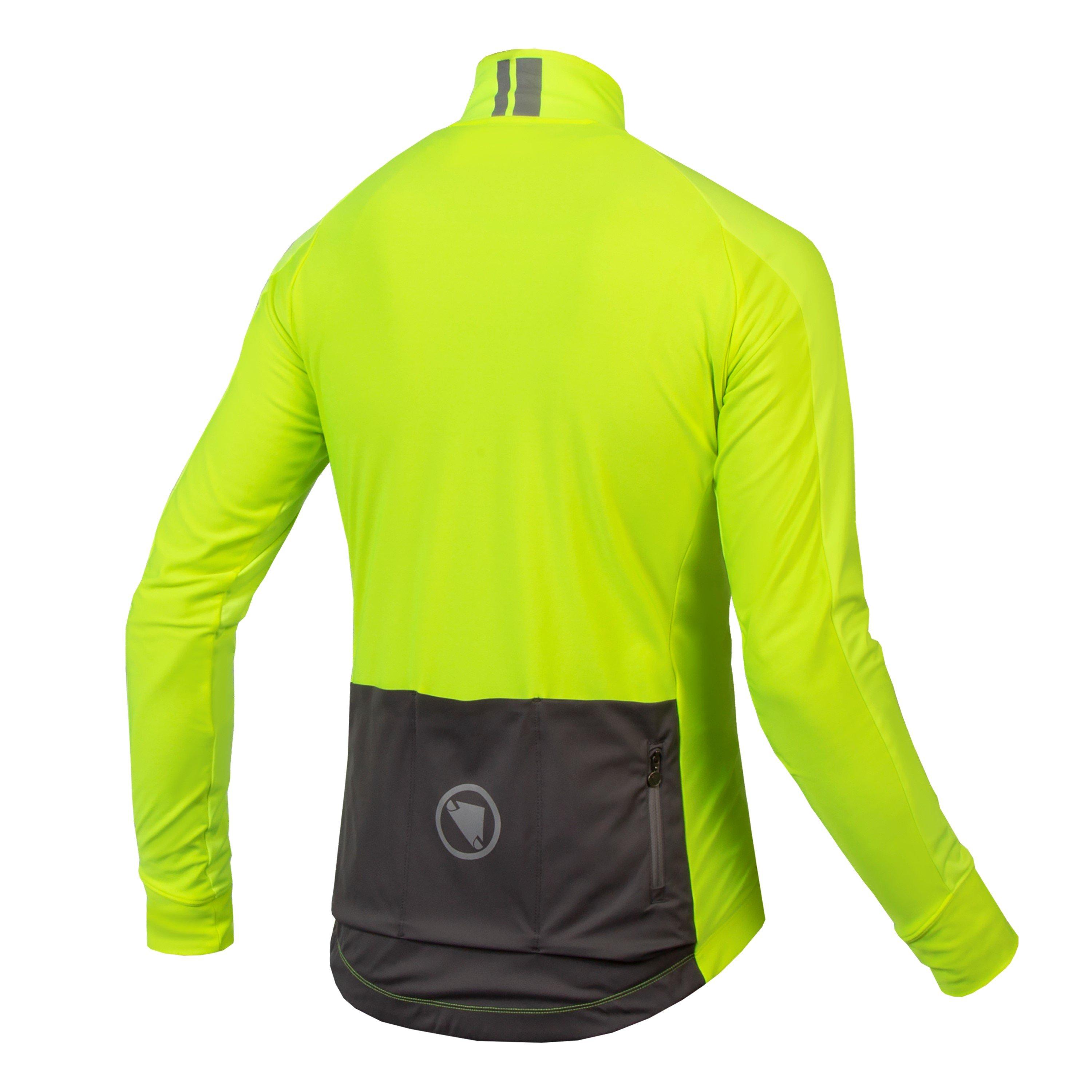 Bright Yellow - Endura - FS260 Jetstream Long Sleeve Jersey II Mens - 4