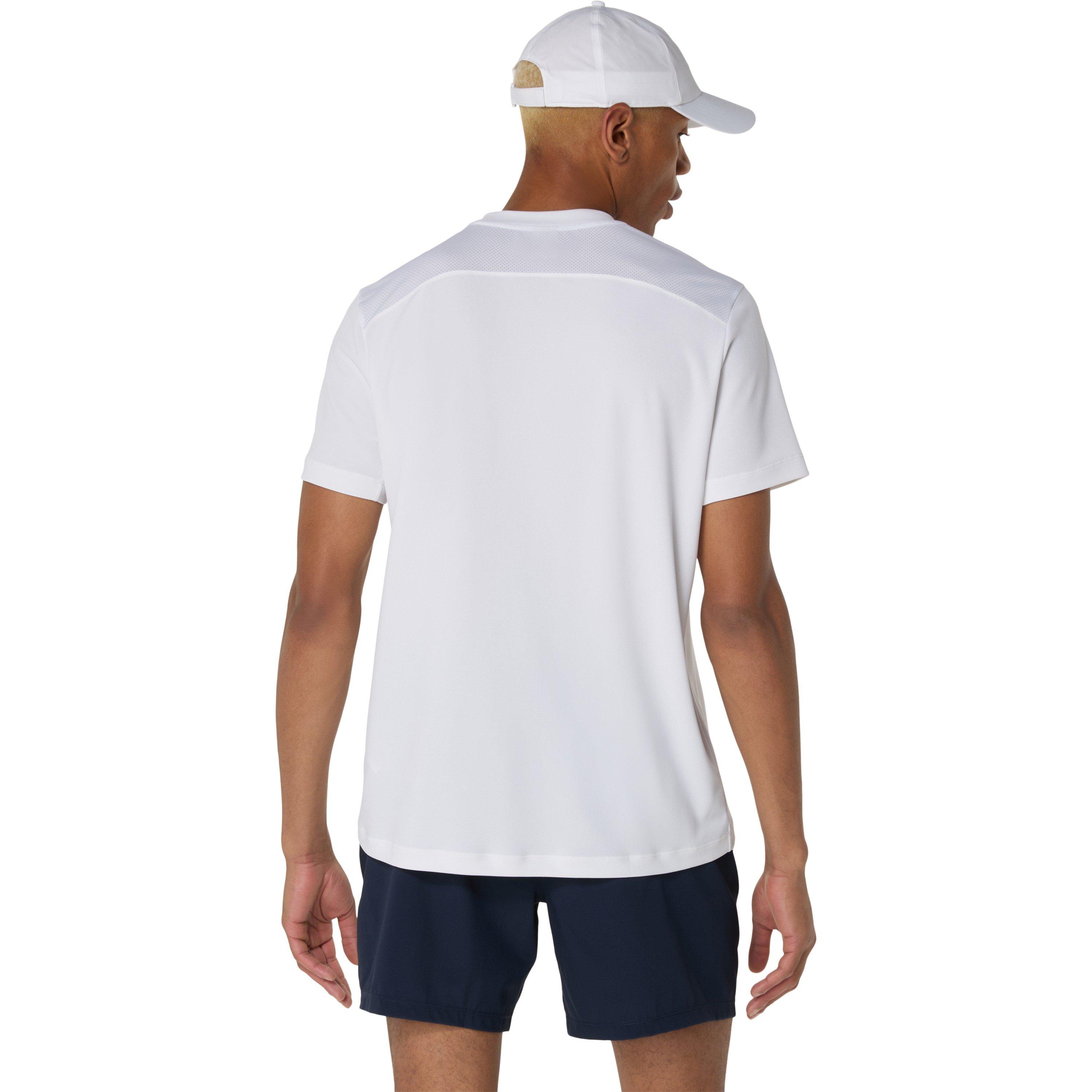 Brilliant White - Asics - Men's Court Short Sleeve Performance T-Shirt - 2
