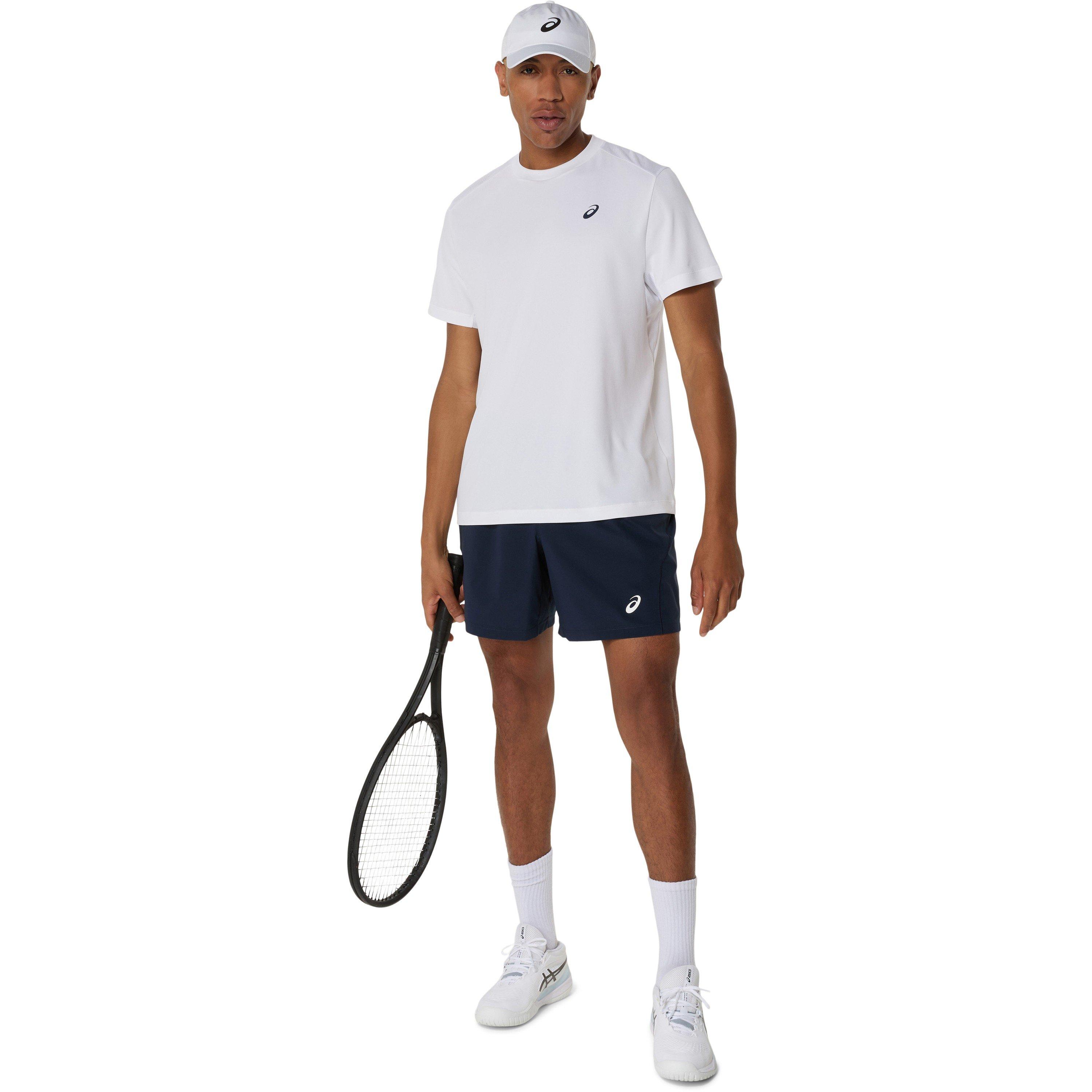 Brilliant White - Asics - Men's Court Short Sleeve Performance T-Shirt - 4