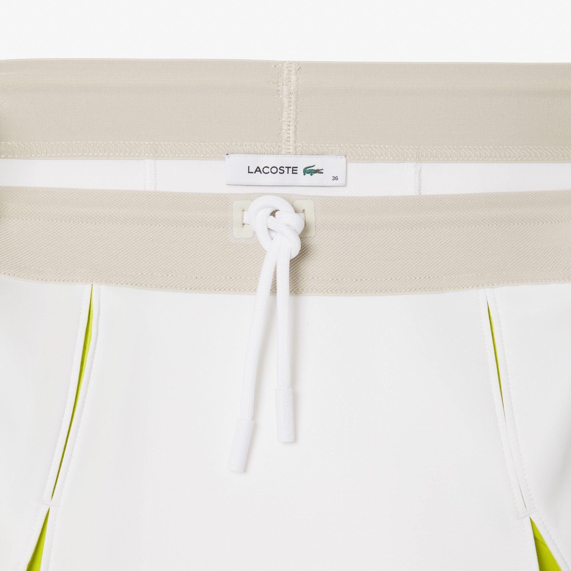 White/Firefly - Lacoste - Performance Tennis Skirt - 5