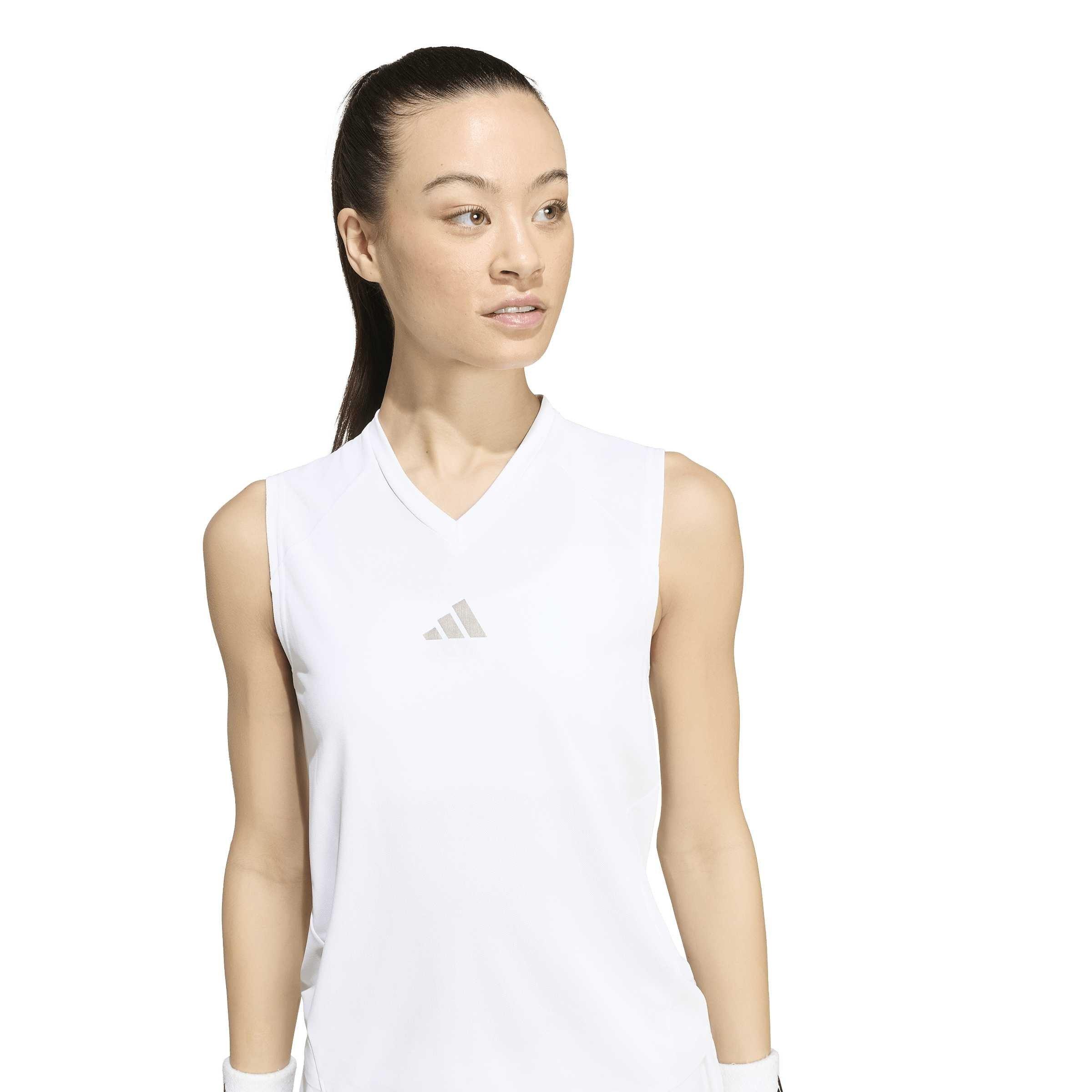 Blanc - adidas - Women's Wim Performance Vest - 4