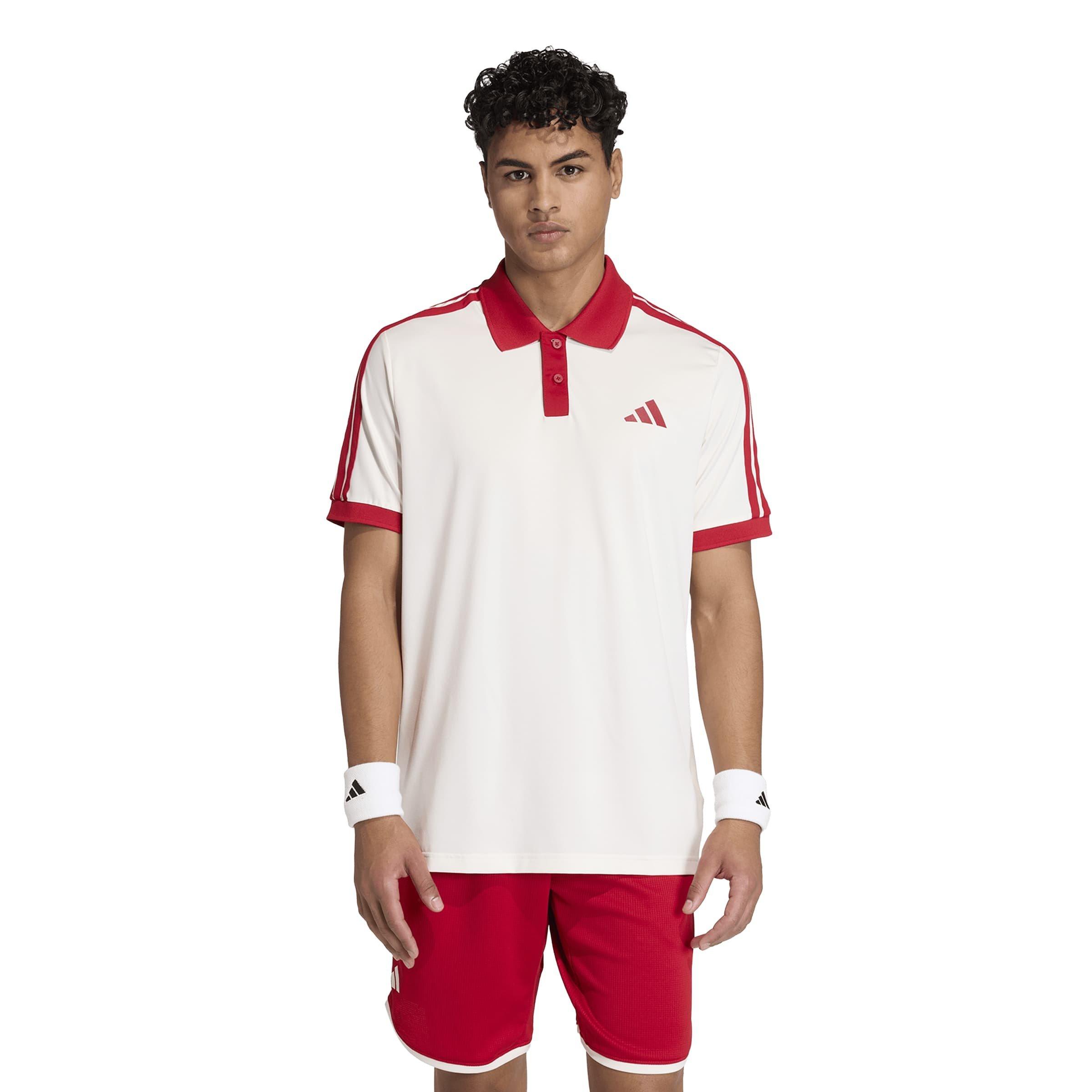 Chalk White - adidas - Men's Short Sleeve Performance Polo Shirt - 2