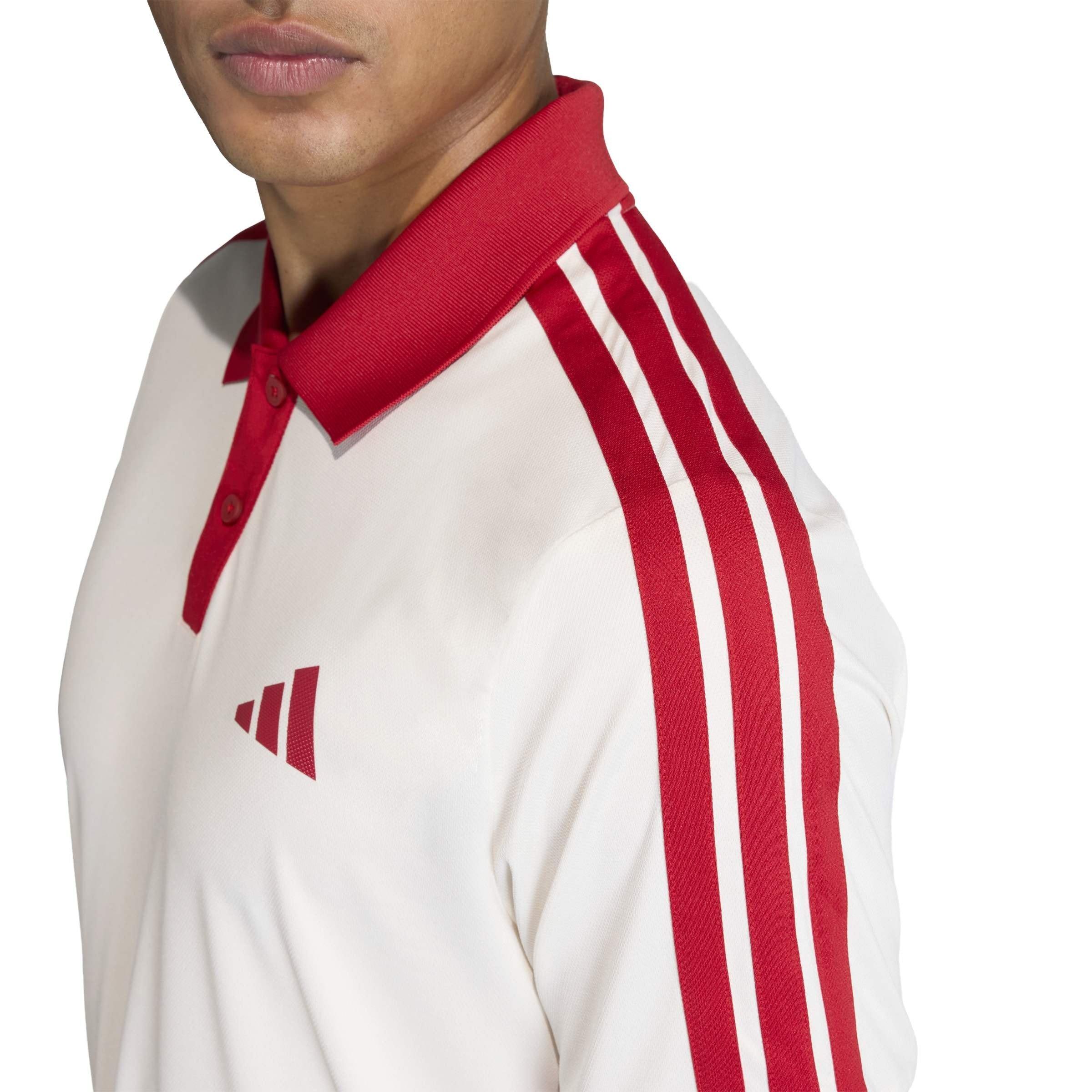 Chalk White - adidas - Men's Short Sleeve Performance Polo Shirt - 4