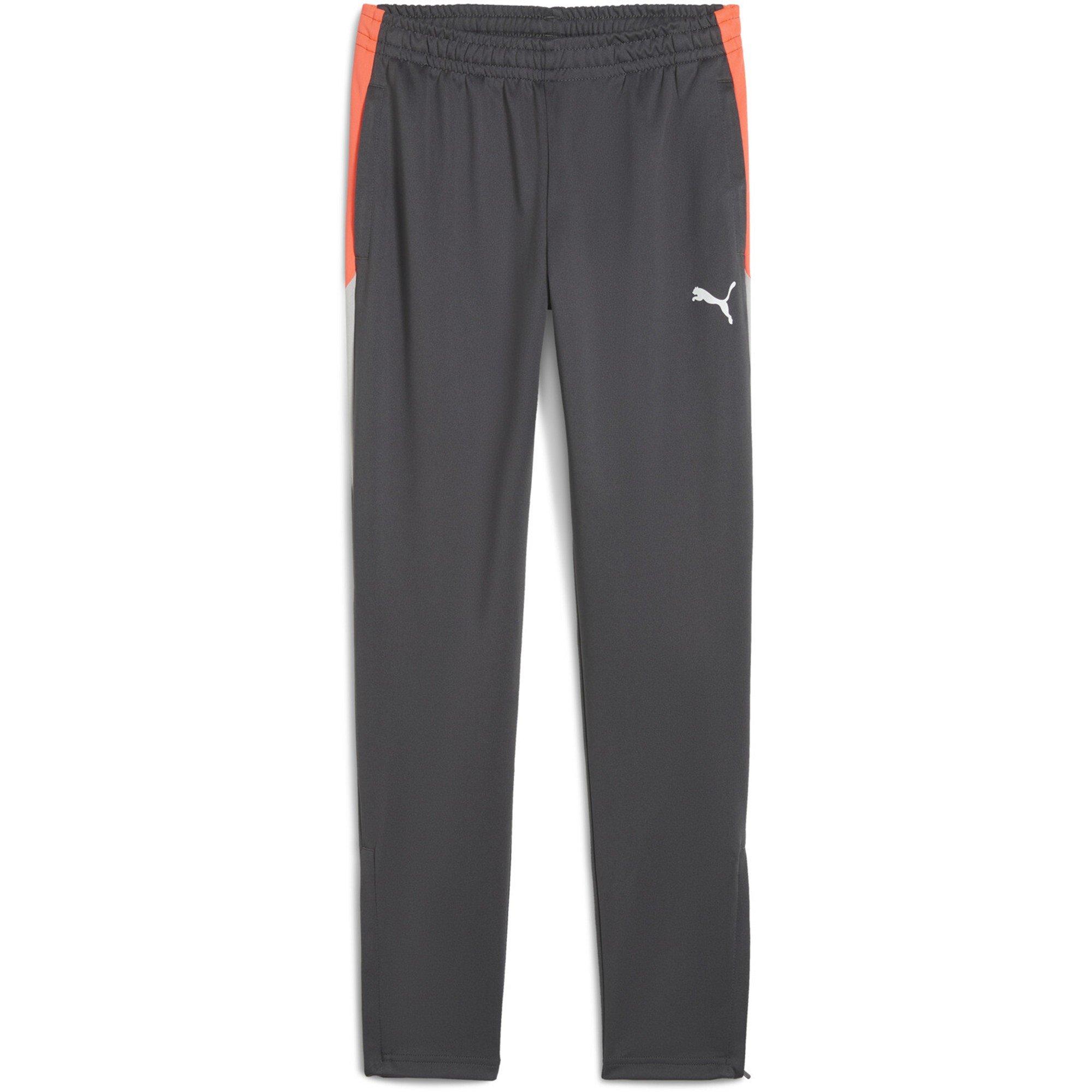 SGry-Wht-GlwRd - Puma - Unisex Kids' Individualliga Training Performance Tracksuit Bottoms - 1