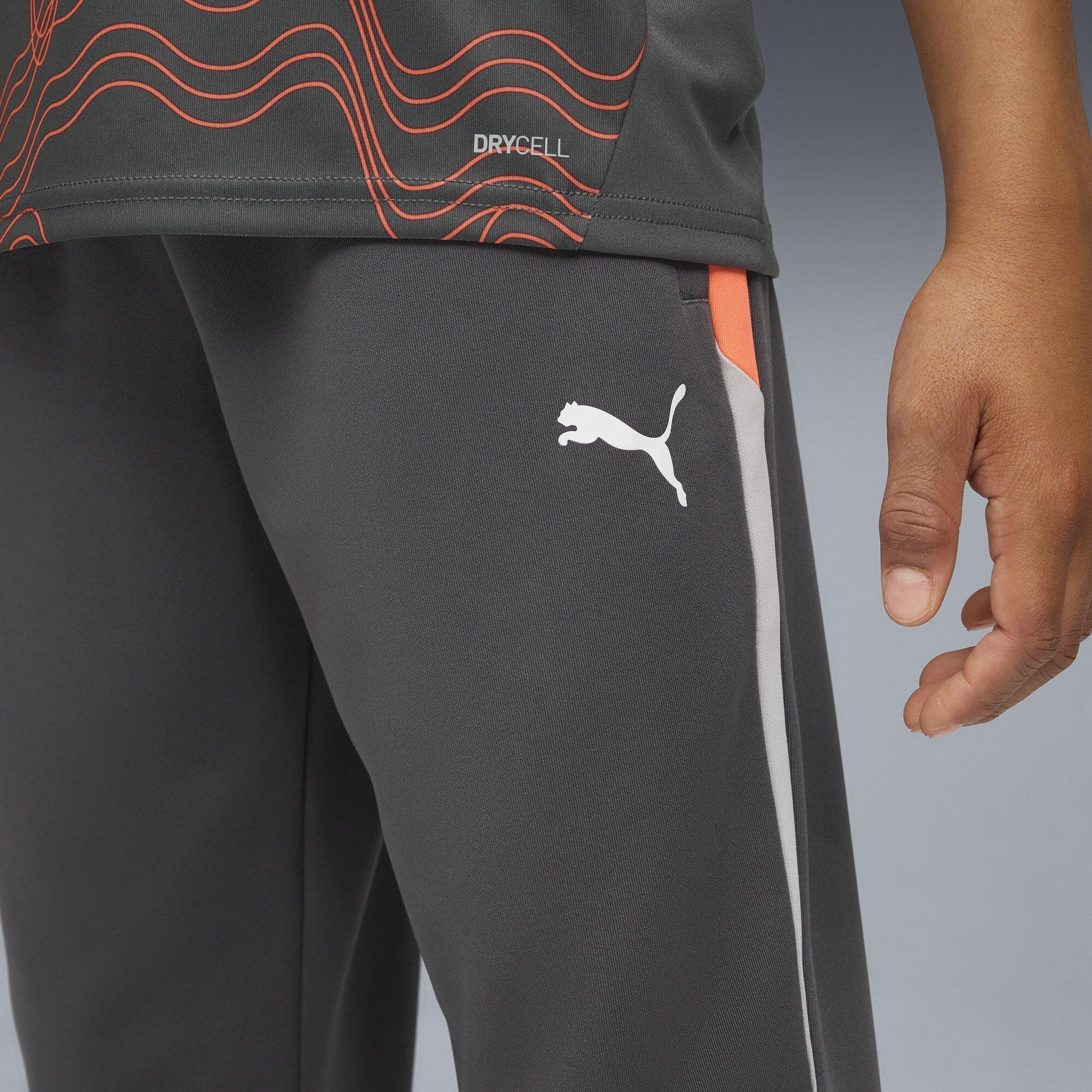SGry-Wht-GlwRd - Puma - Unisex Kids' Individualliga Training Performance Tracksuit Bottoms - 5