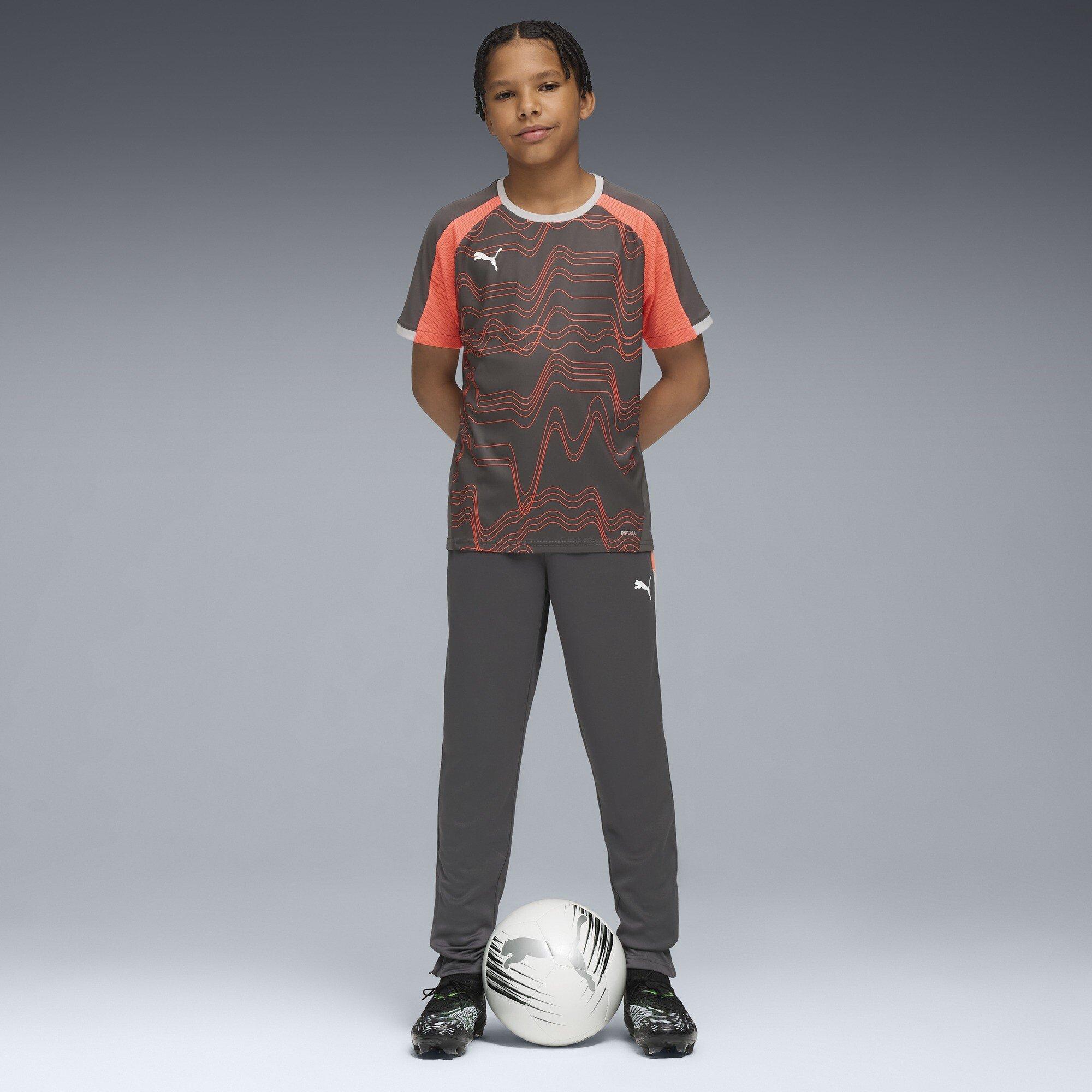 SGry-Wht-GlwRd - Puma - Unisex Kids' Individualliga Training Performance Tracksuit Bottoms - 6