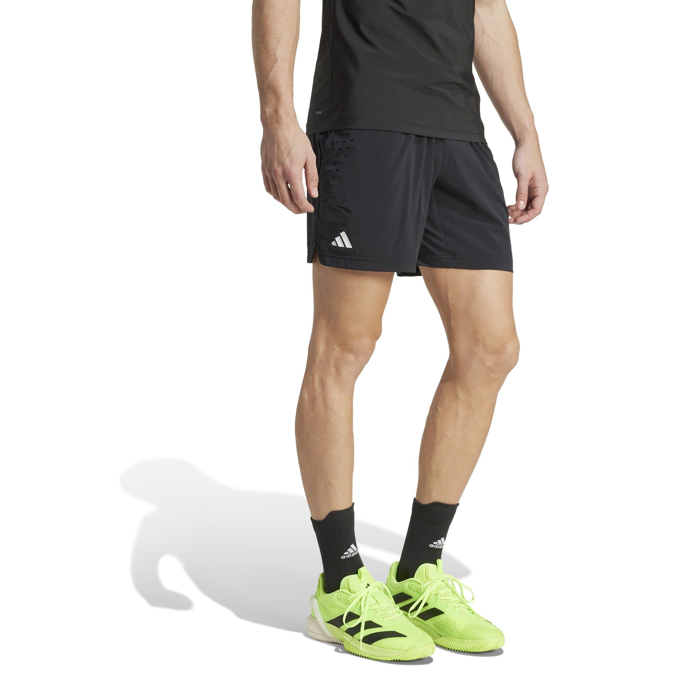 Black - adidas - Roland Garros Pro Shorts Mens - 4