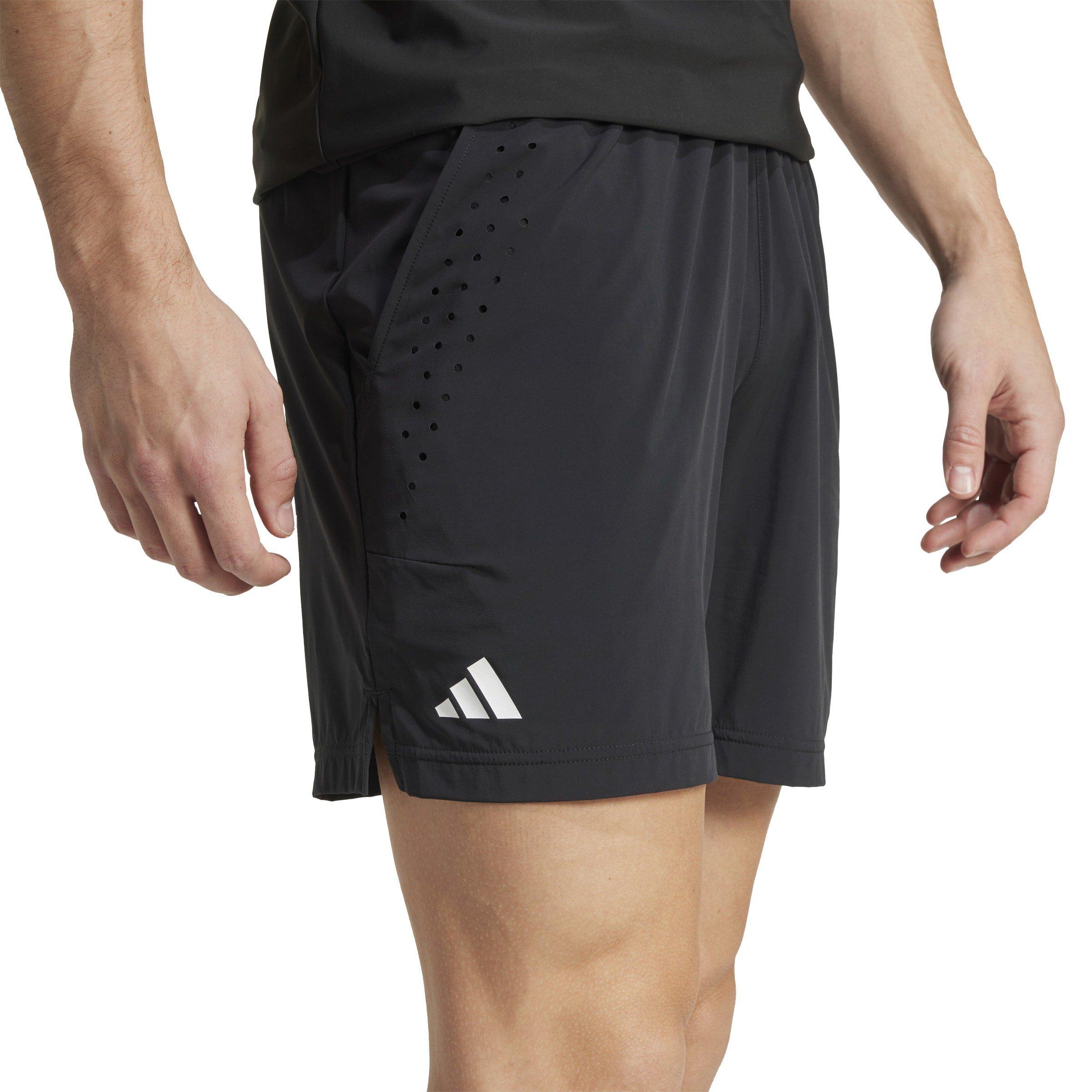 Black - adidas - Roland Garros Pro Shorts Mens - 5