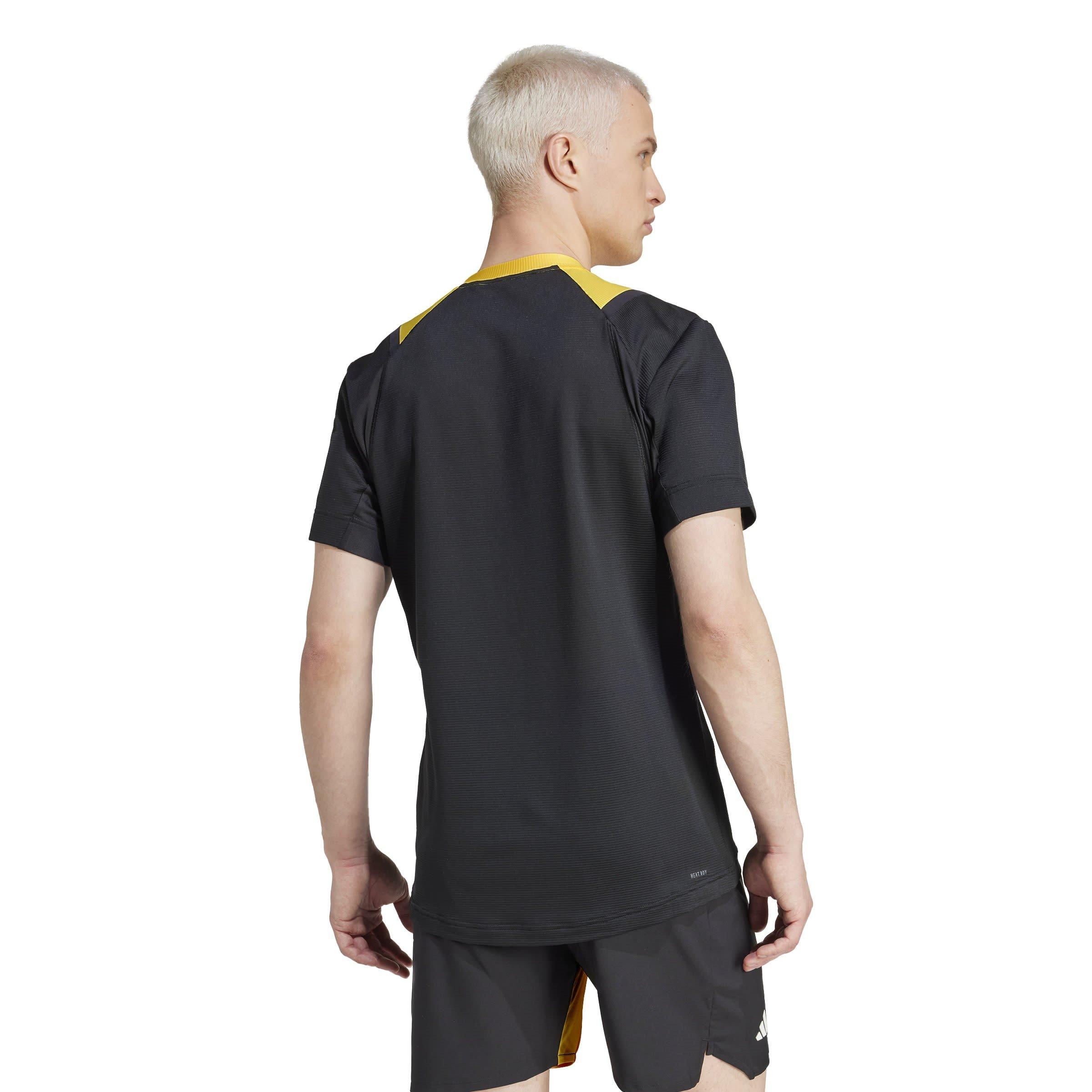 Spark/Schwarz - adidas - Short-Sleeve Performance T-Shirt - 3
