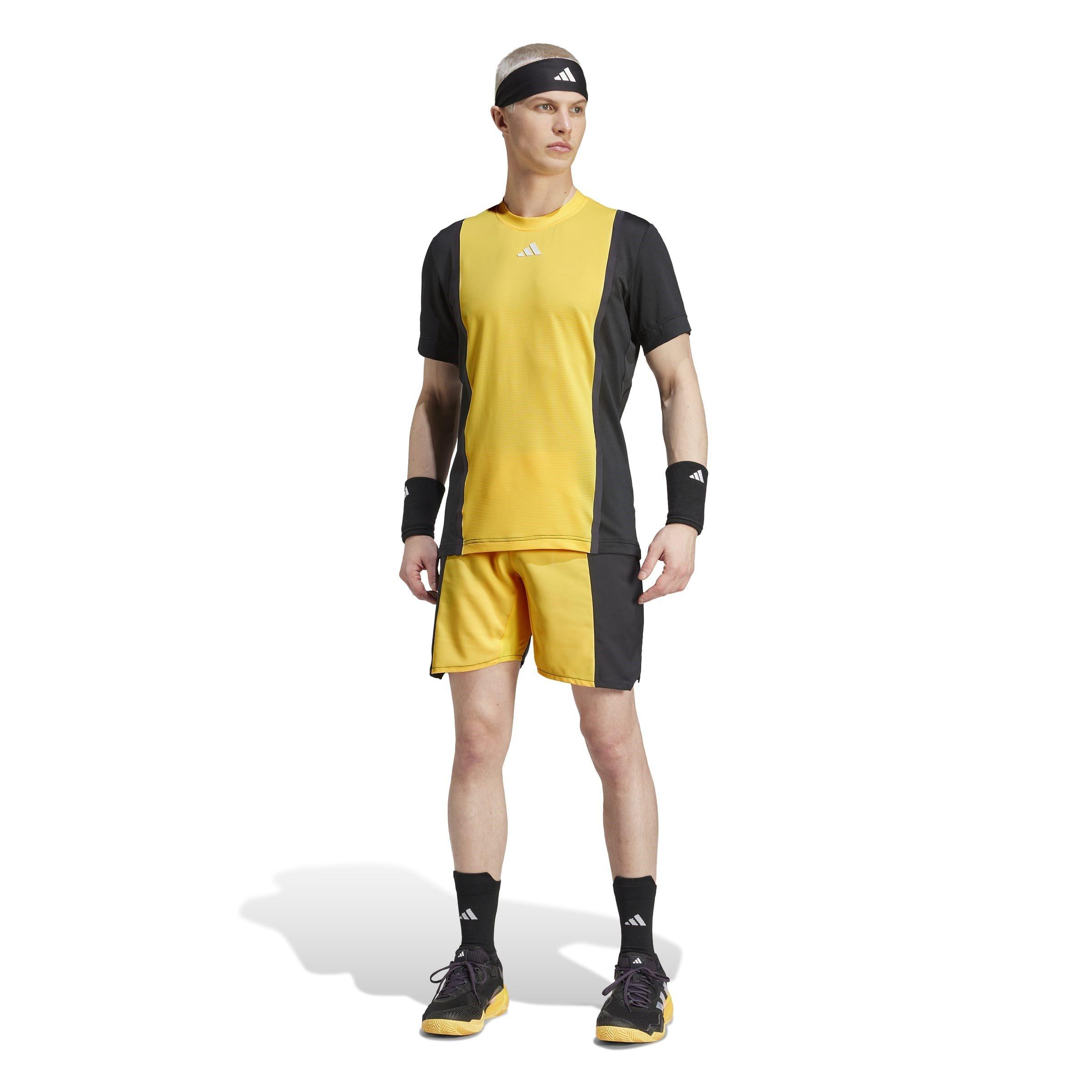 Spark/Schwarz - adidas - Short-Sleeve Performance T-Shirt - 7