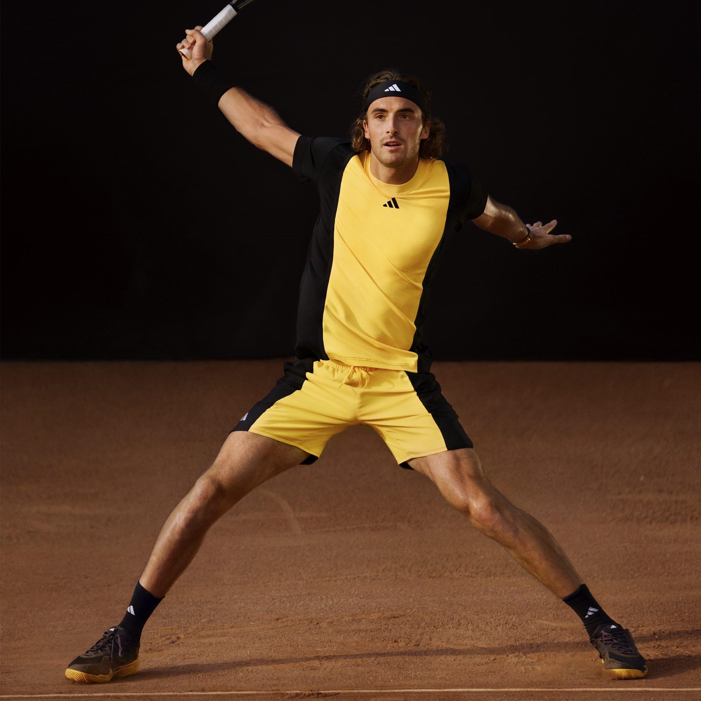 Spark/Schwarz - adidas - Short-Sleeve Performance T-Shirt - 8