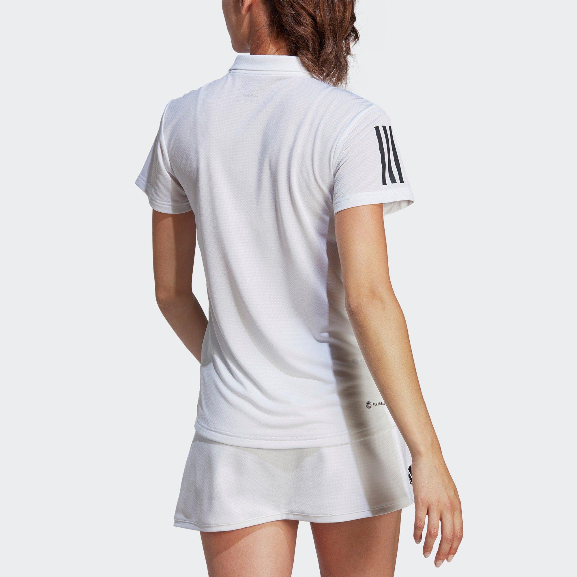 Adidas white sales polo t shirt