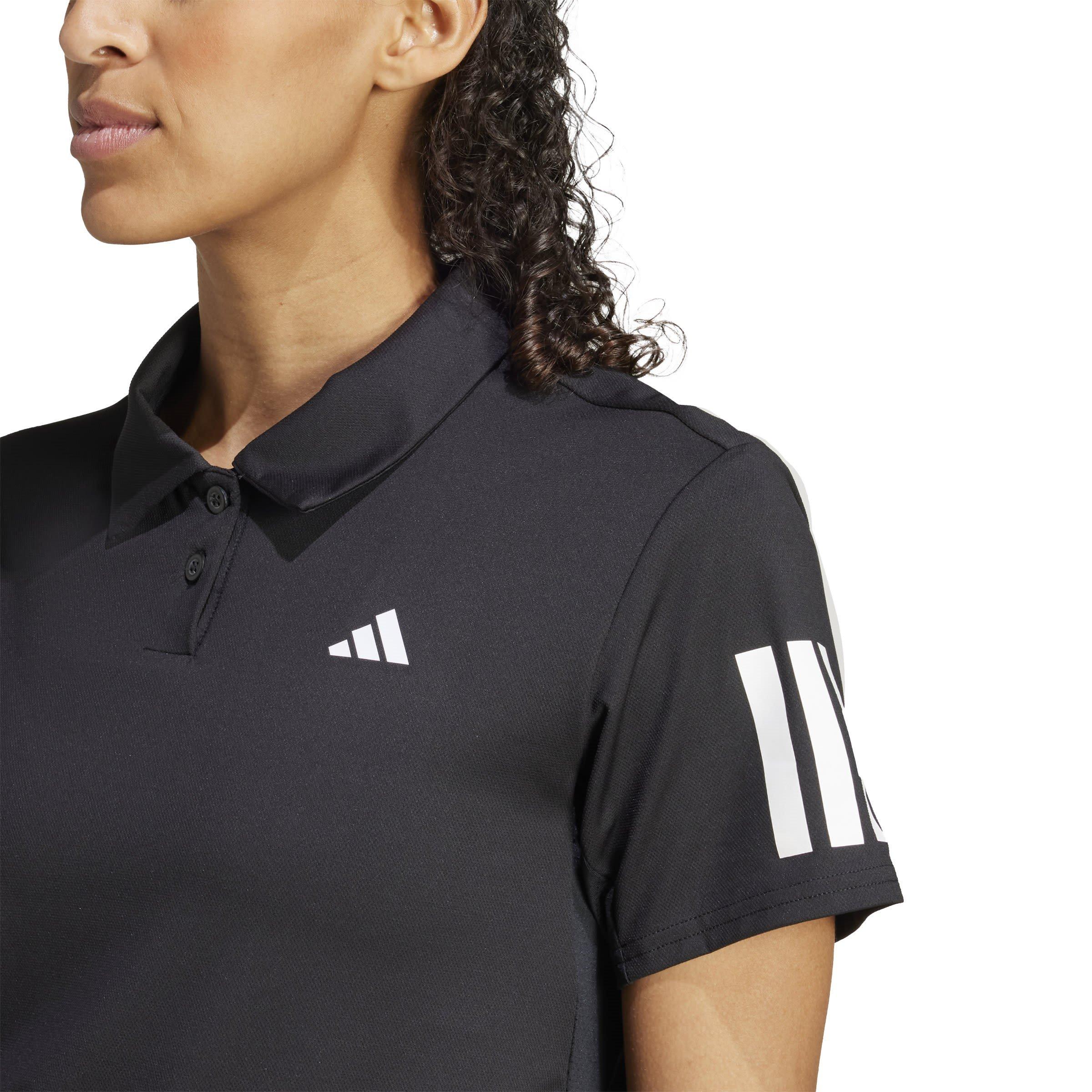 Black - adidas - Club Womens Polo Shirt - 5
