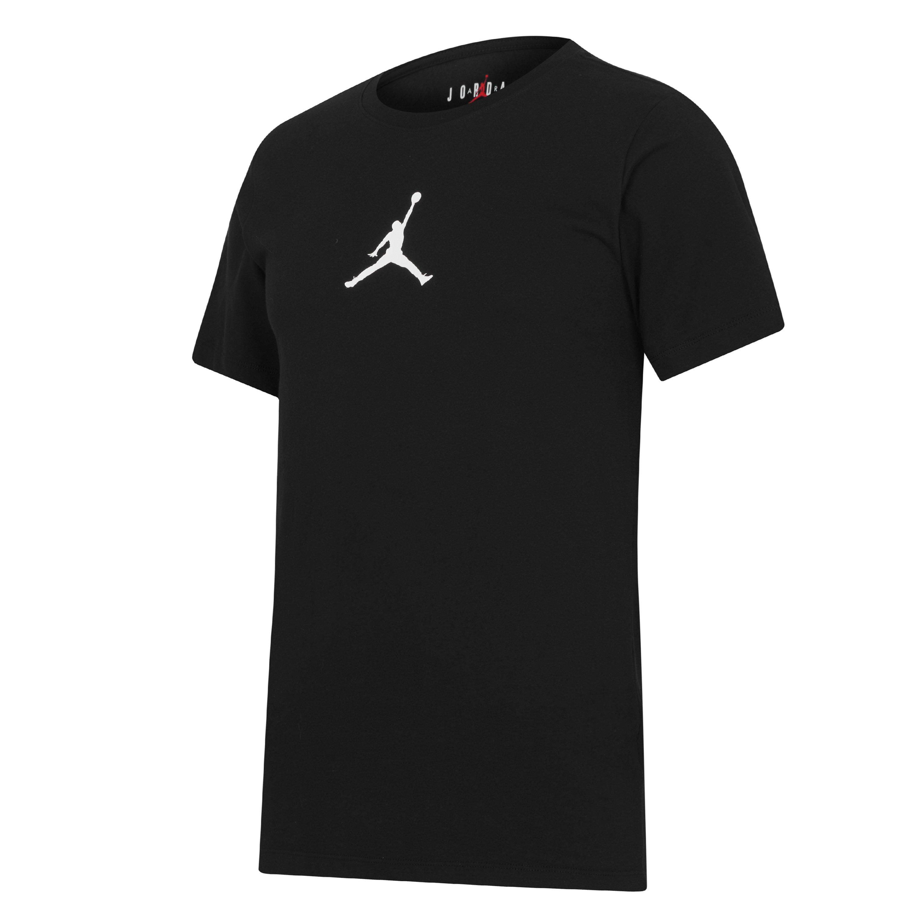Schwarz - Air Jordan - Jumpman Men's Short-Sleeve Crew T Shirt - 12