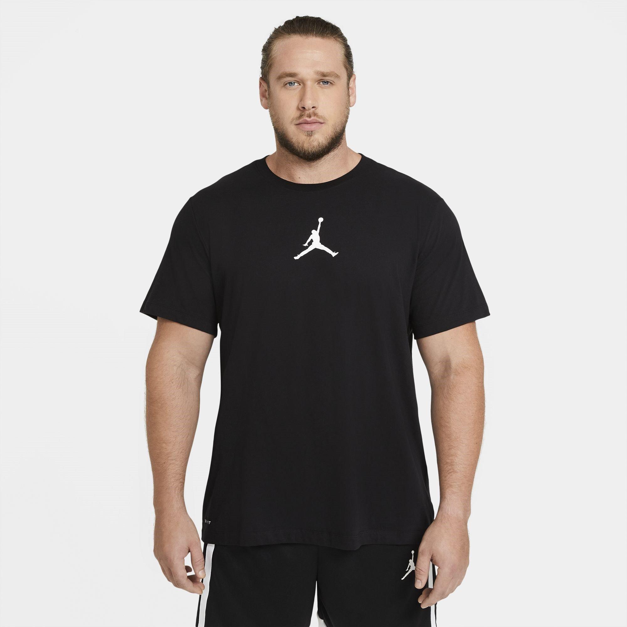 Schwarz - Air Jordan - Jumpman Men's Short-Sleeve Crew T Shirt - 9