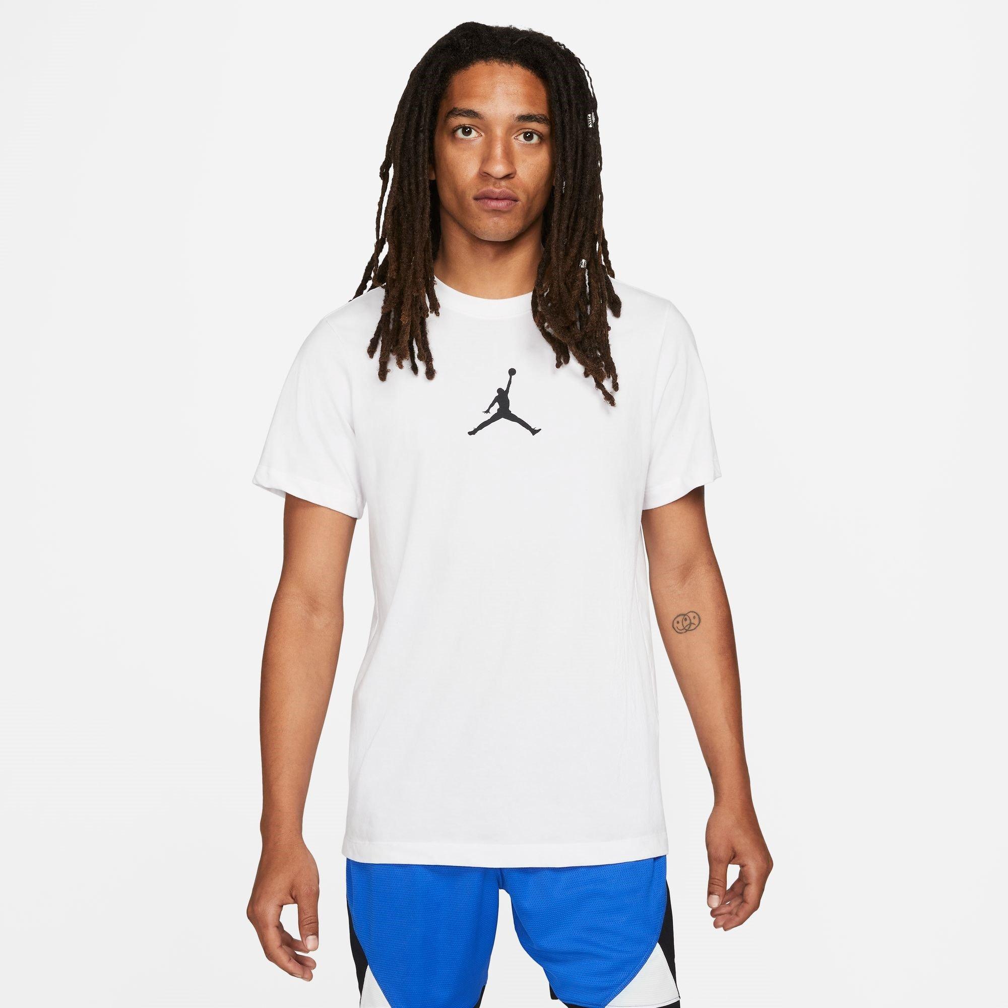White/Black - Air Jordan - Air Jumpman Men's Short-Sleeve Crew T Shirt - 1