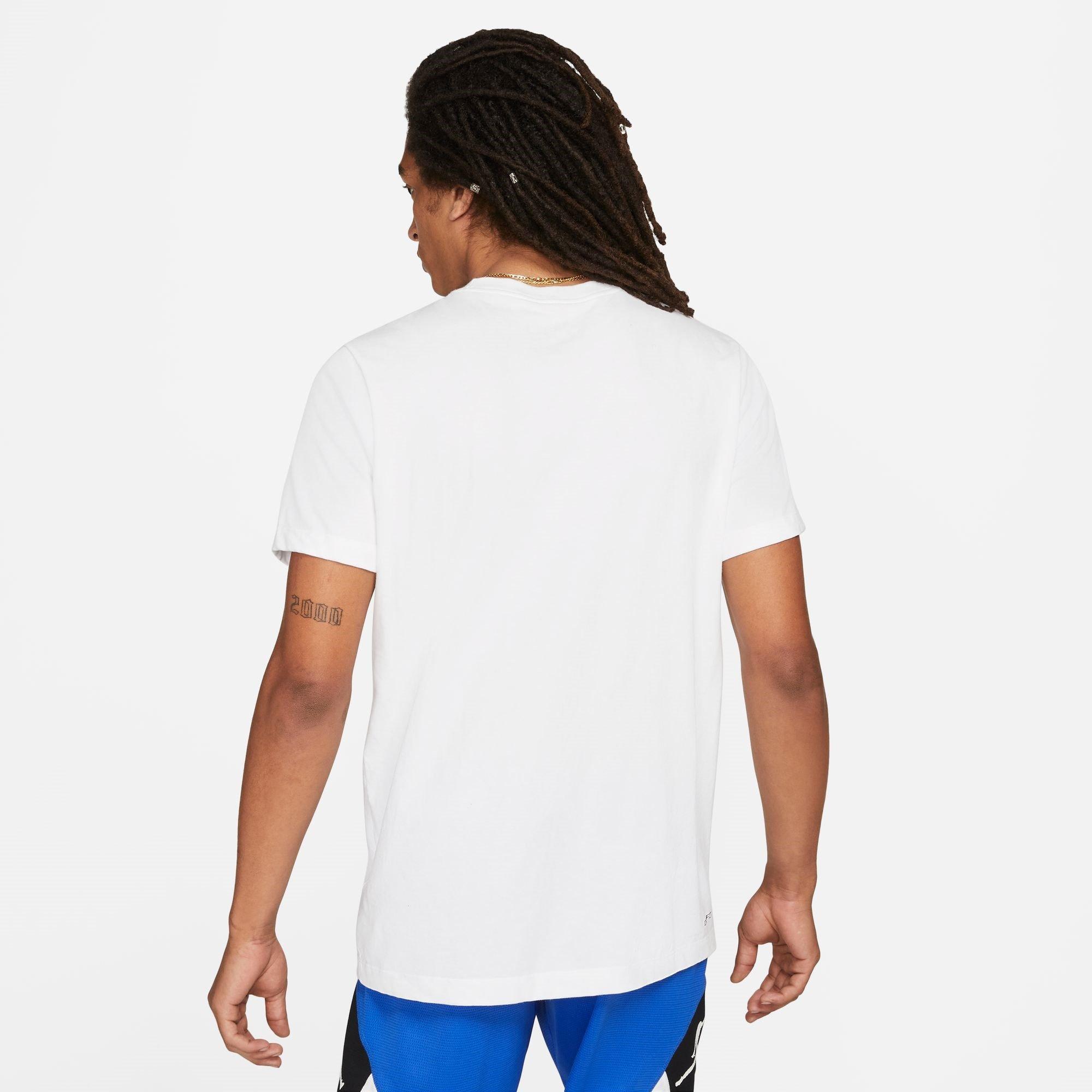 White/Black - Air Jordan - Air Jumpman Men's Short-Sleeve Crew T Shirt - 2