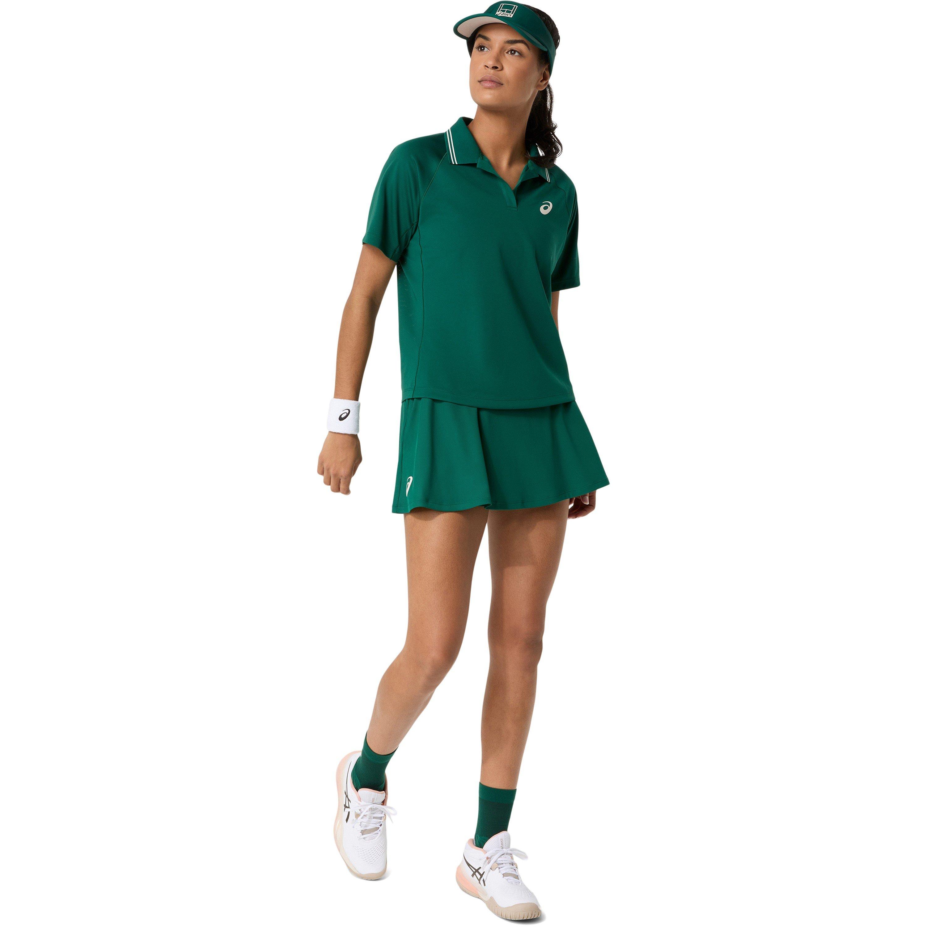 Jewel Green - Asics - Women's Game Short-Sleeve Performance Polo - 5