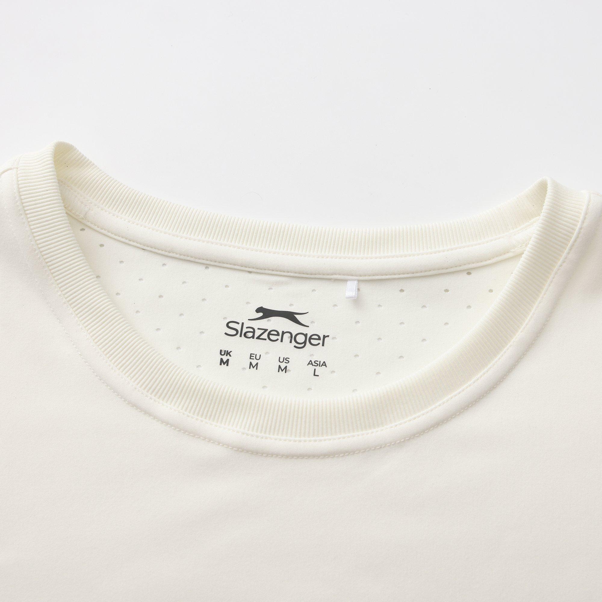 Weiß - Slazenger - Men's Perf Tennis Short Sleeve Performance T-Shirt - 4