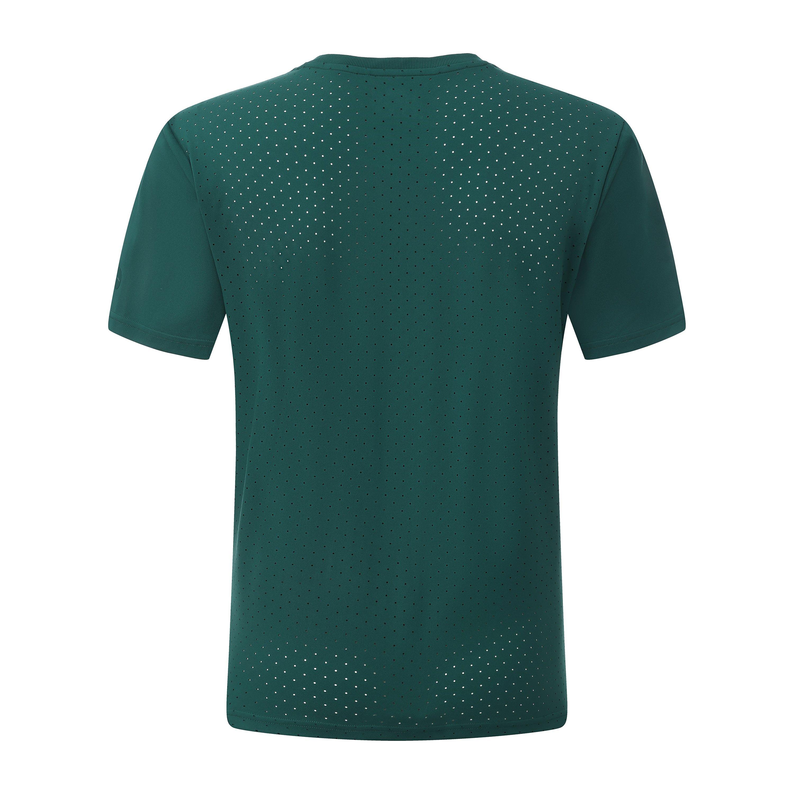Green - Slazenger - Men's Perf Tennis Short Sleeve Performance T-Shirt - 3