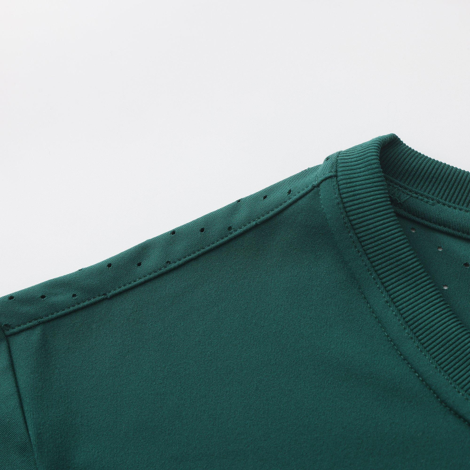 Green - Slazenger - Men's Perf Tennis Short Sleeve Performance T-Shirt - 5