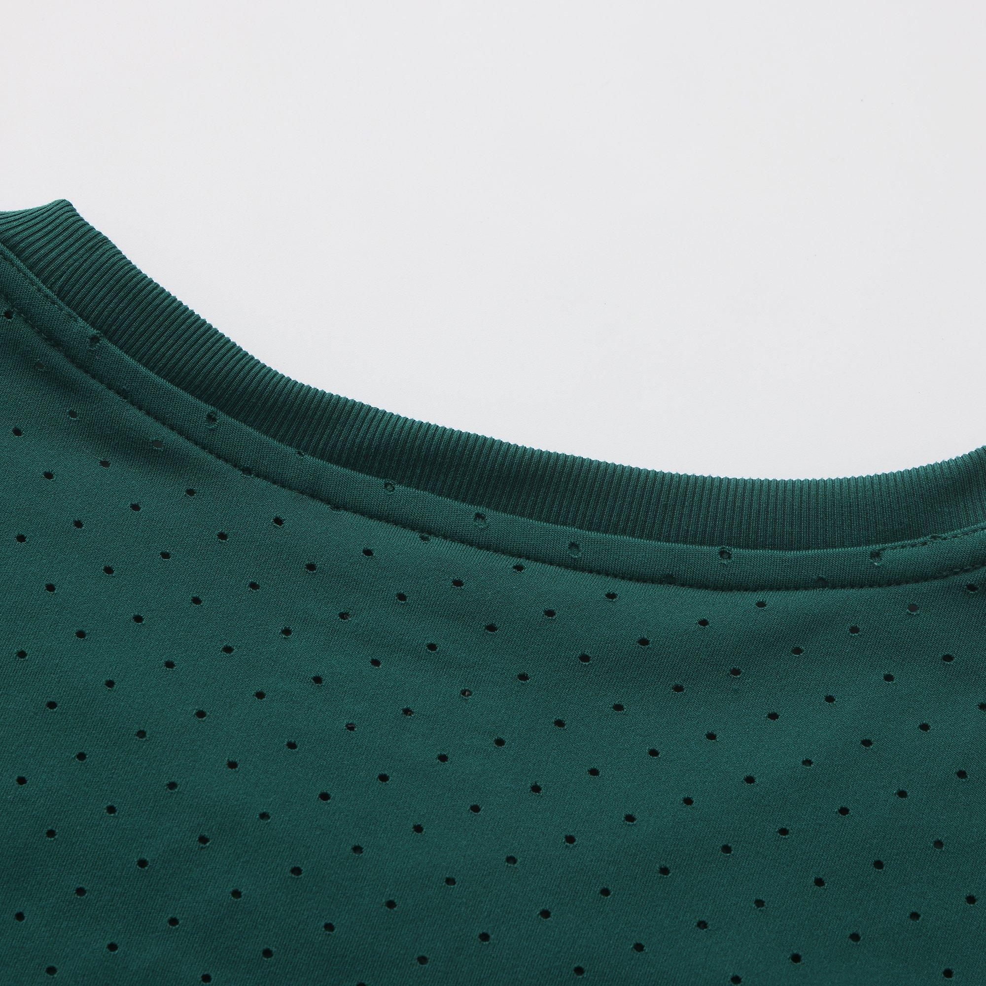 Green - Slazenger - Men's Perf Tennis Short Sleeve Performance T-Shirt - 9