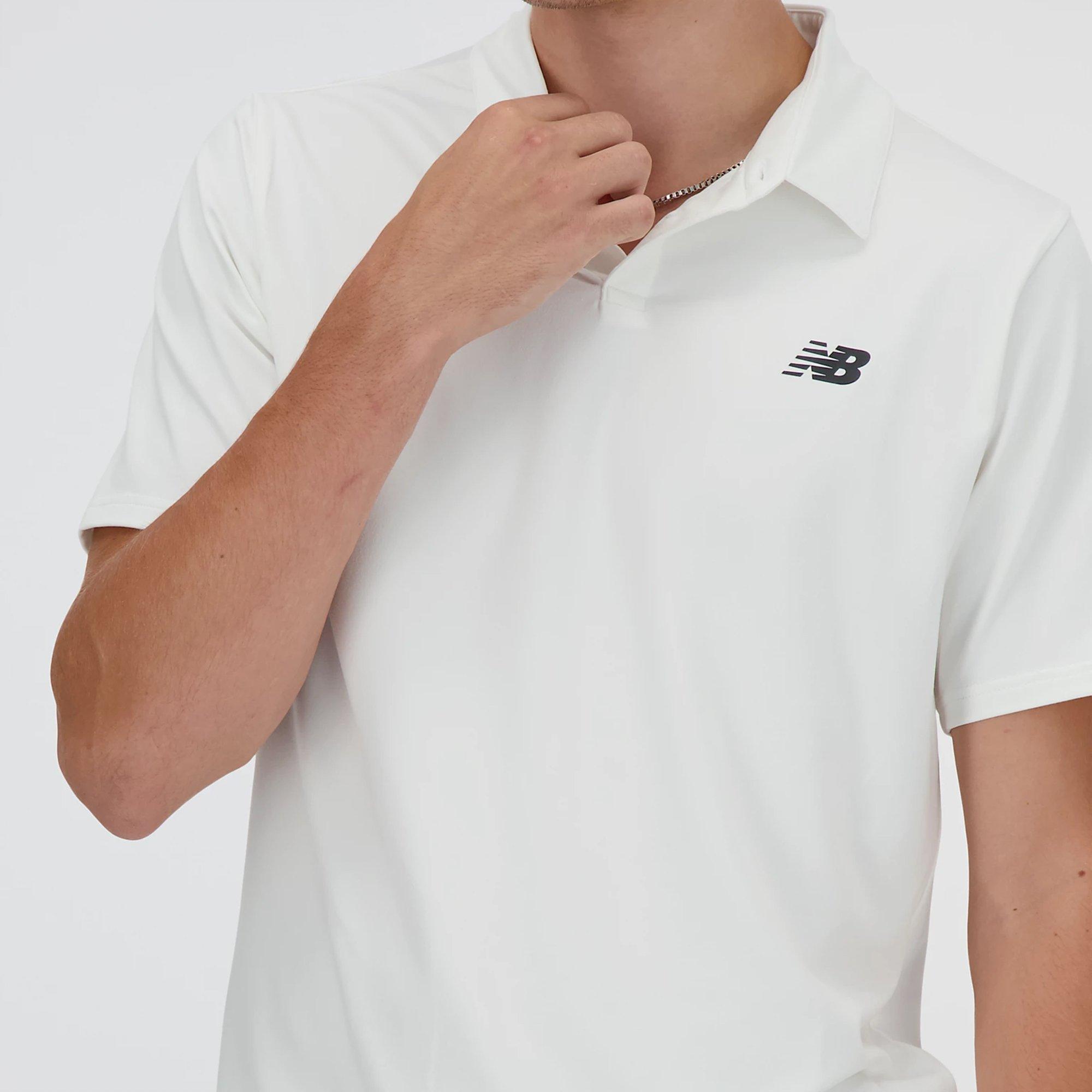 White - New Balance - NB SS Polo Sn62 - 3