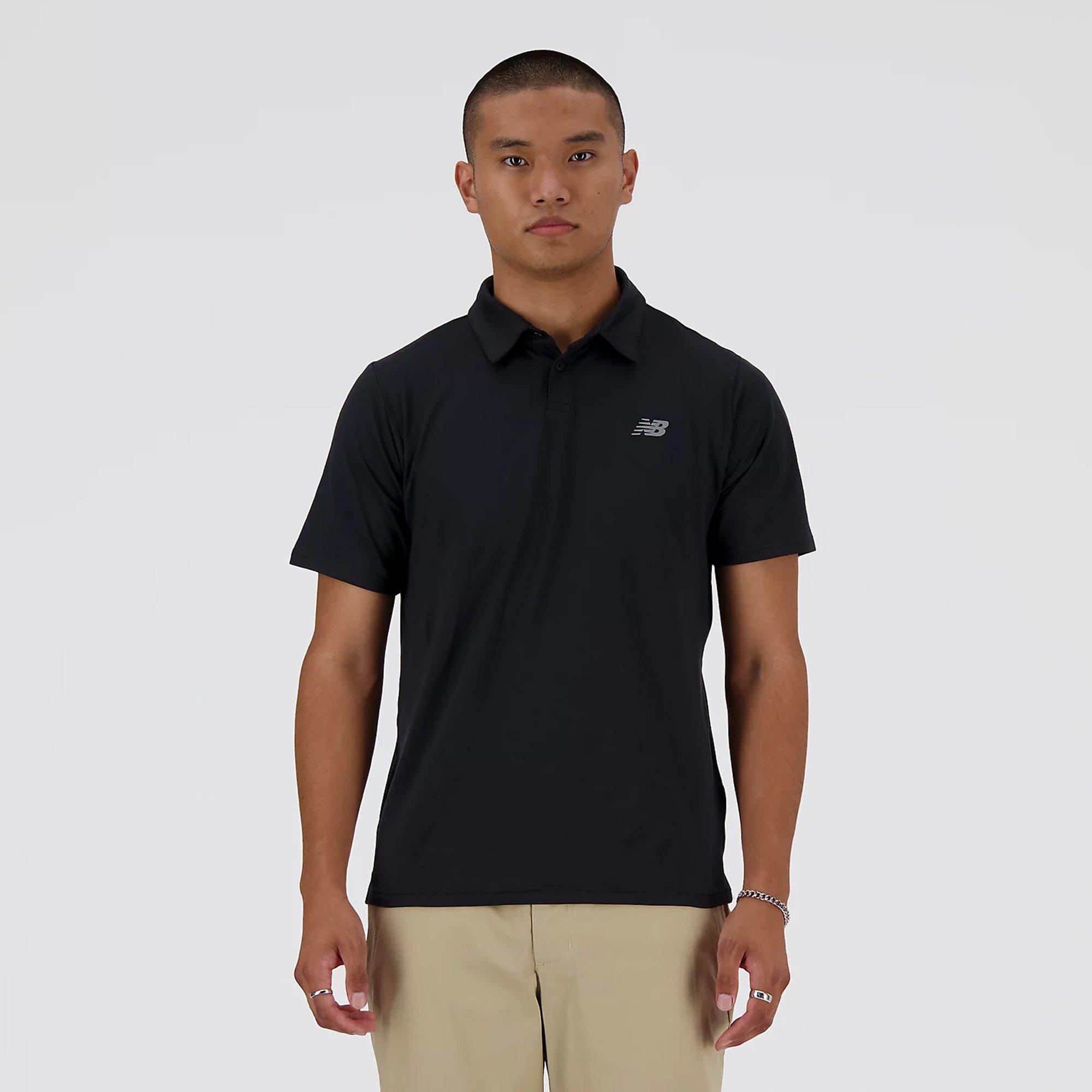 Black - New Balance - NB SS Polo Sn62 - 4