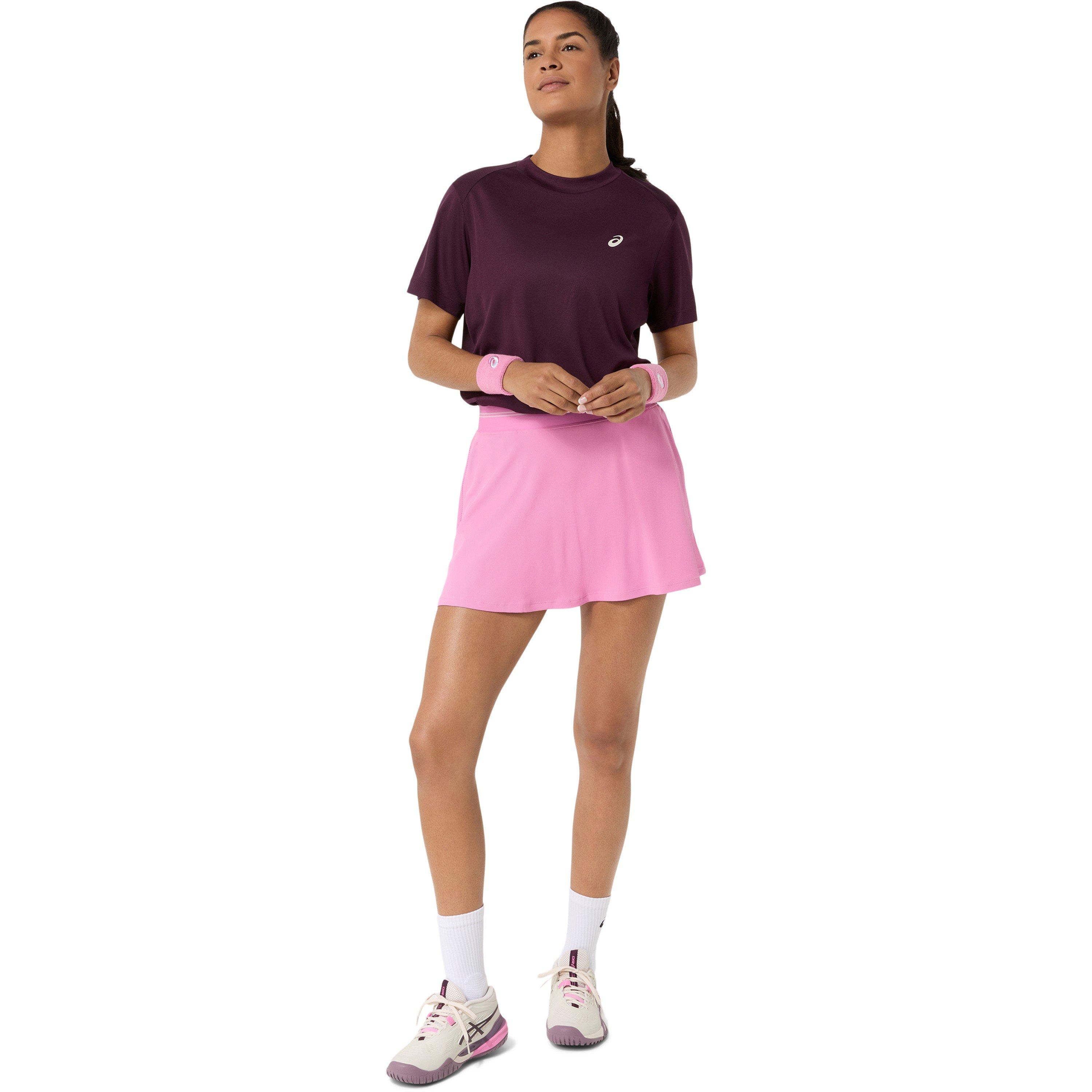 Dark Aubergine - Asics - Women's Court Short Sleeve T-Shirt - 3