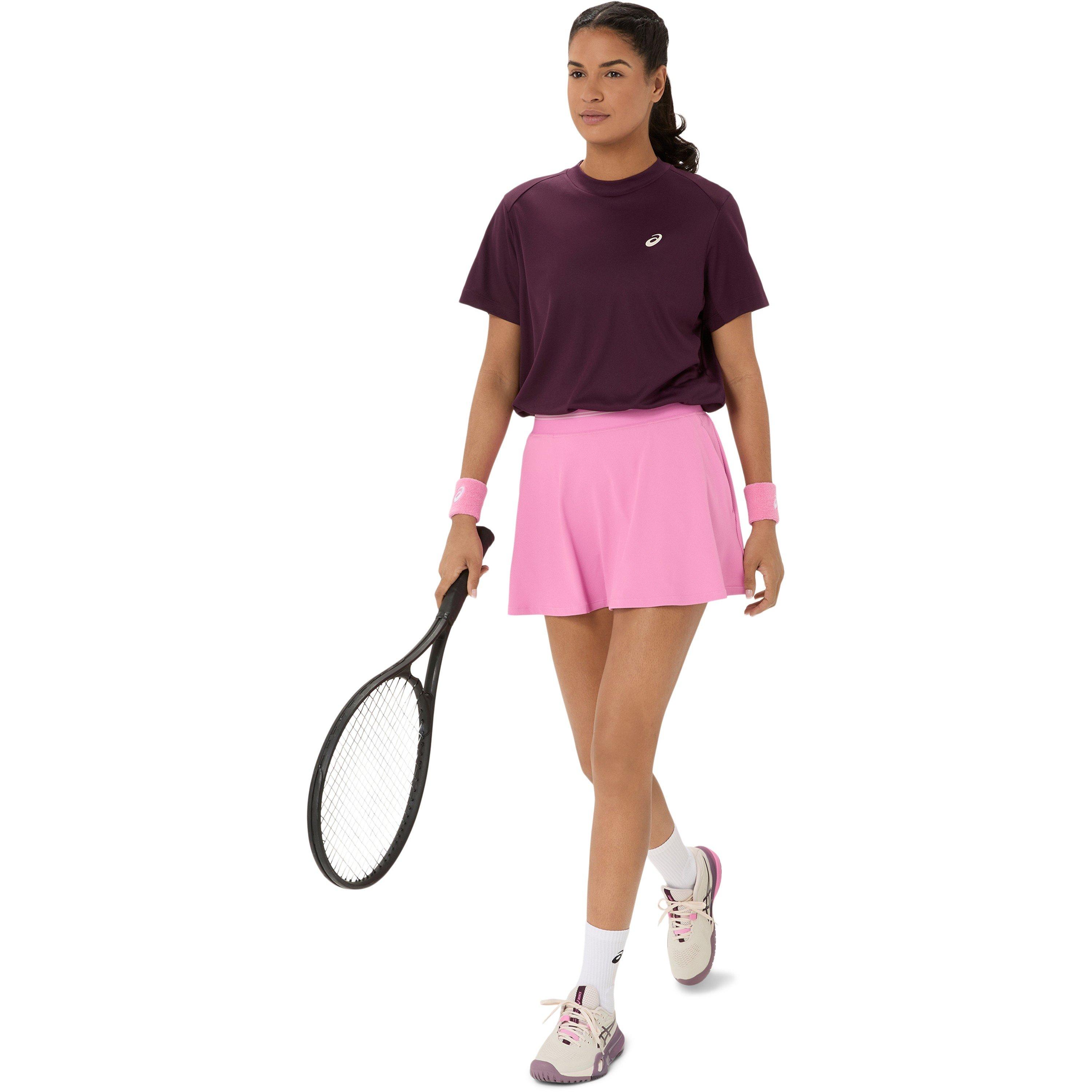 Dark Aubergine - Asics - Women's Court Short Sleeve T-Shirt - 5