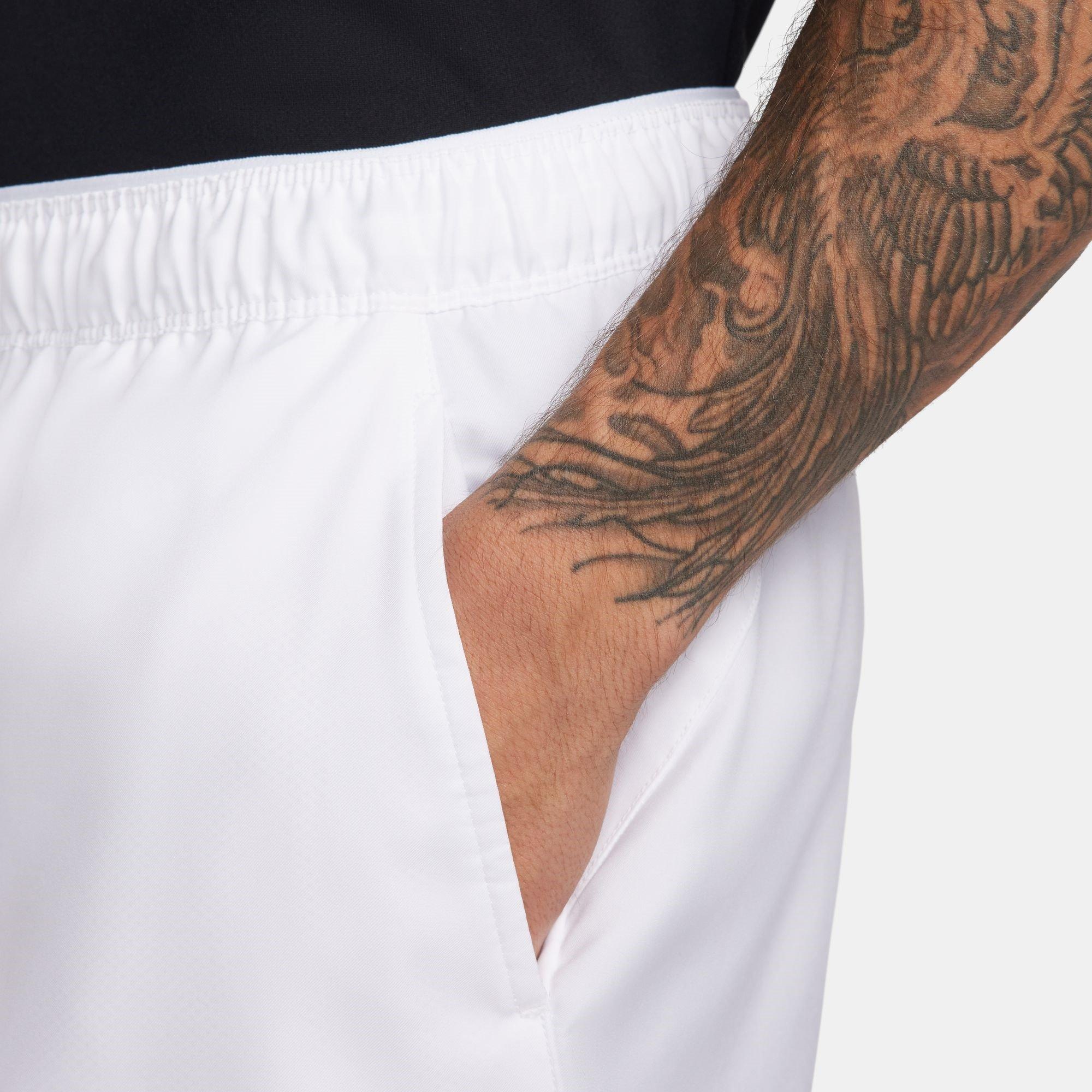 Weiß/Schwarz - Nike - Court Victory Tennis Shorts Mens - 6