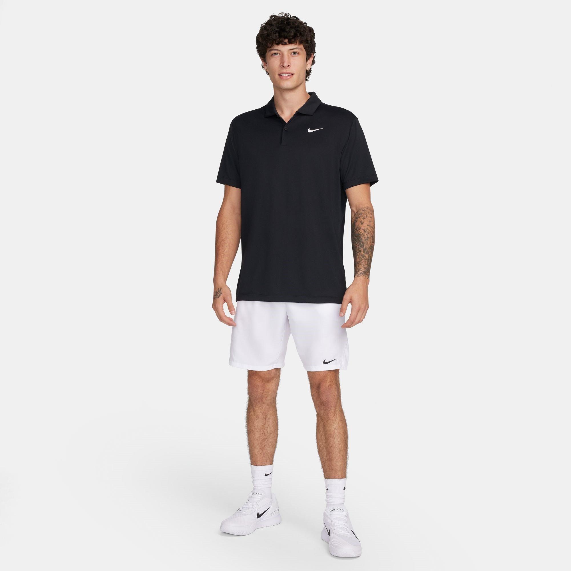 Weiß/Schwarz - Nike - Court Victory Tennis Shorts Mens - 8